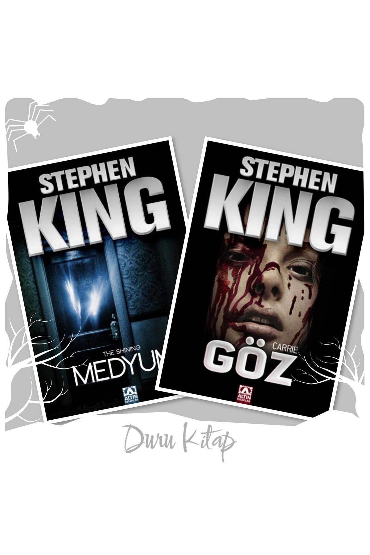 Altın Kitaplar Medyum - Göz, Stephen King (2 Kitap) CAPRİCE TÜKENMEZ KALEM HEDİYELİ