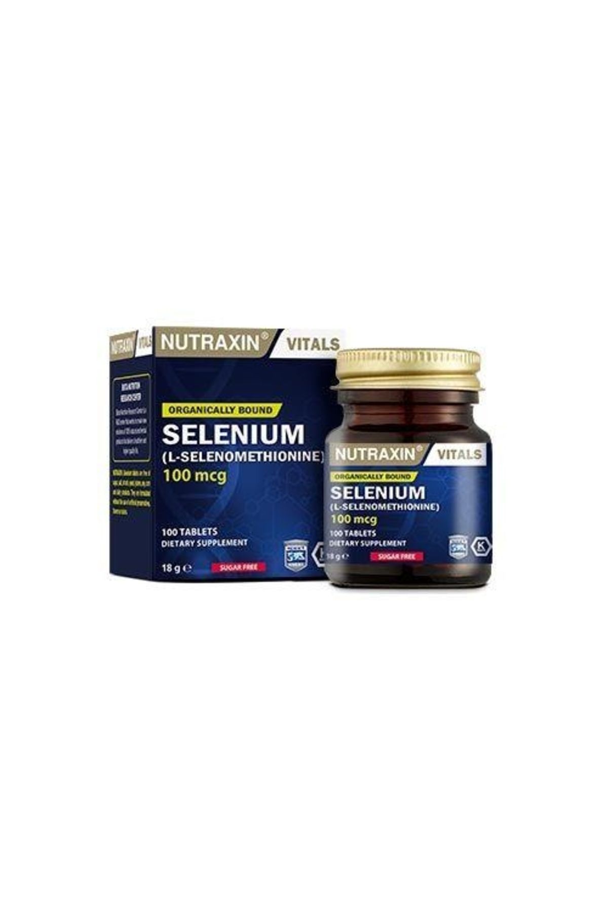 Nutraxin Selenium 100 mcg 100 Tablet ( 1 ADET )