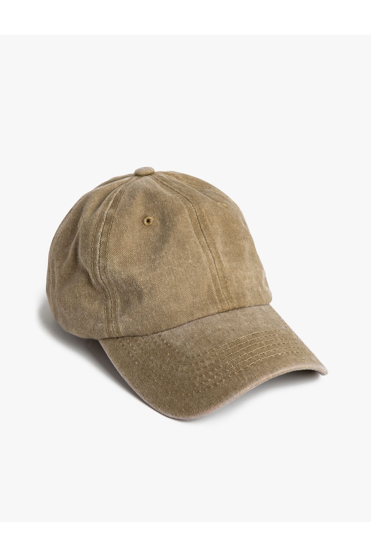 Koton Basic Kep Şapka Eskitme Görünümlü Dikiş Detaylı