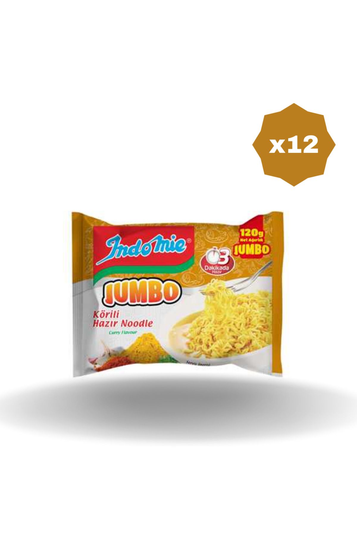 Indomie Indomie Jumbo Noodle Körili 120G X 12 ADET