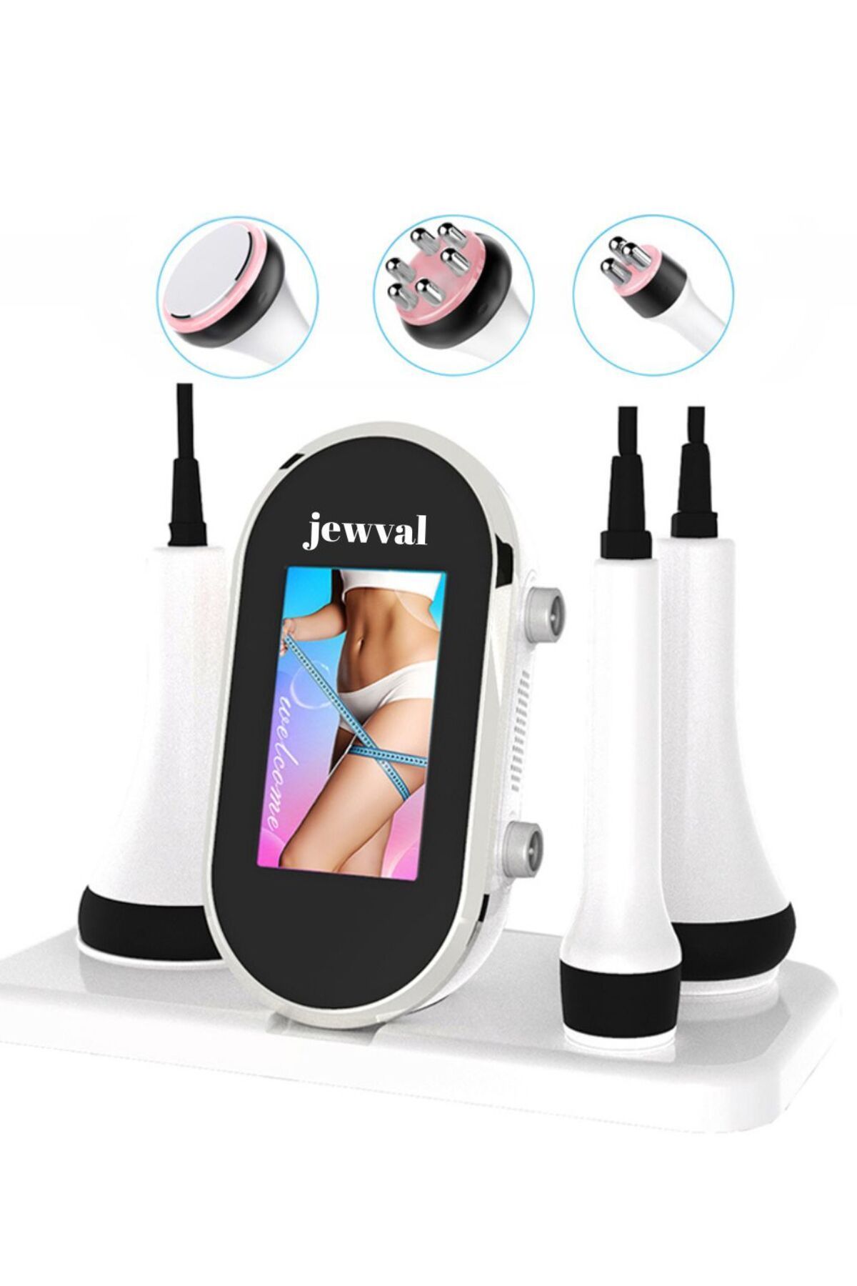 Jewval Kavitasyon Cihazı Vücut Sıkılaştırma Germe Inceltme Çatlak Göbek Yüz Kalça Bacak Masaj Makinesi