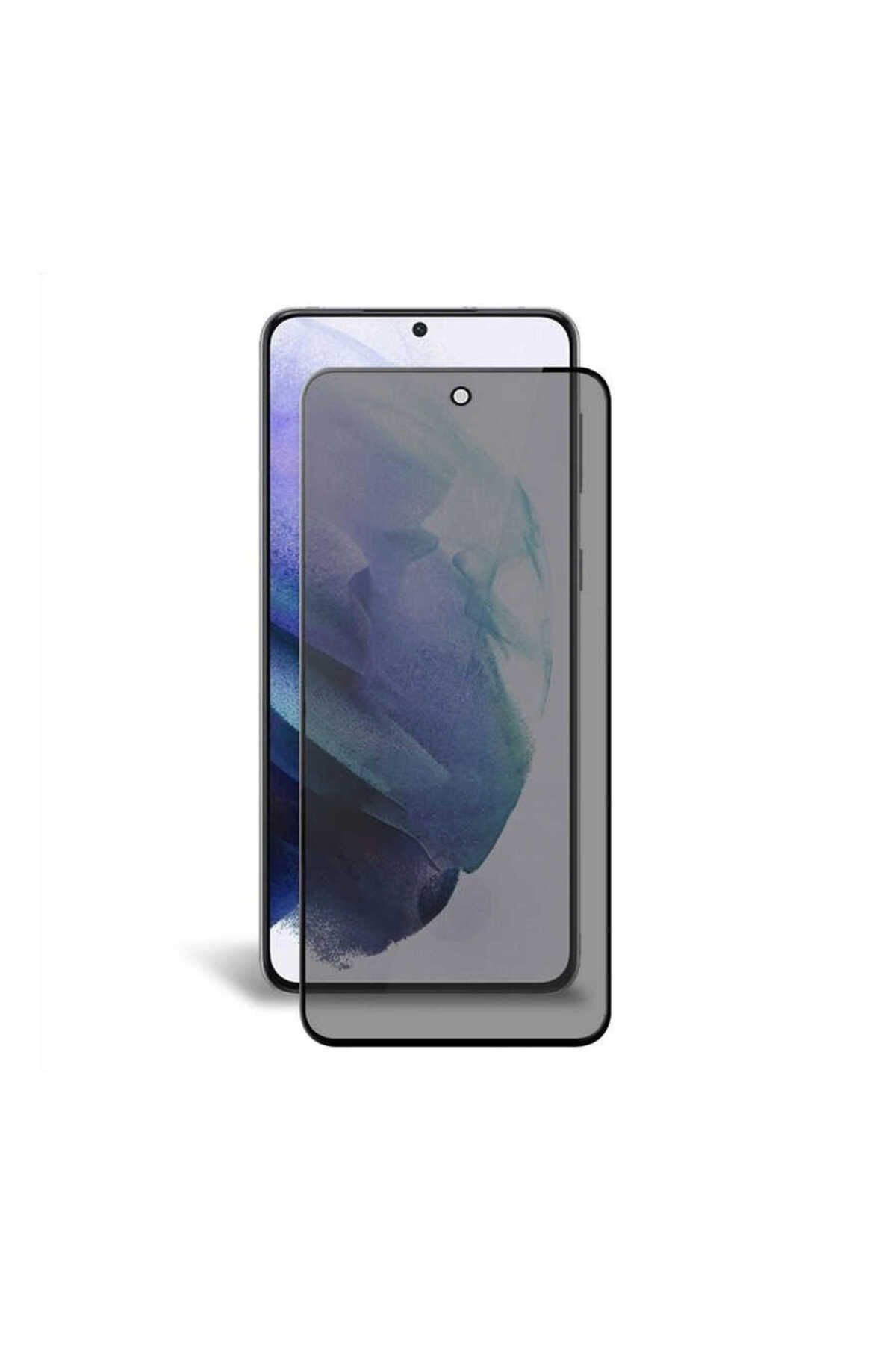 GRABONO Samsung Galaxy S21 FE Kırılmaz Hayalet Ekran Koruyucu NanoTECH  Privacy Mat Seramik Siyah
