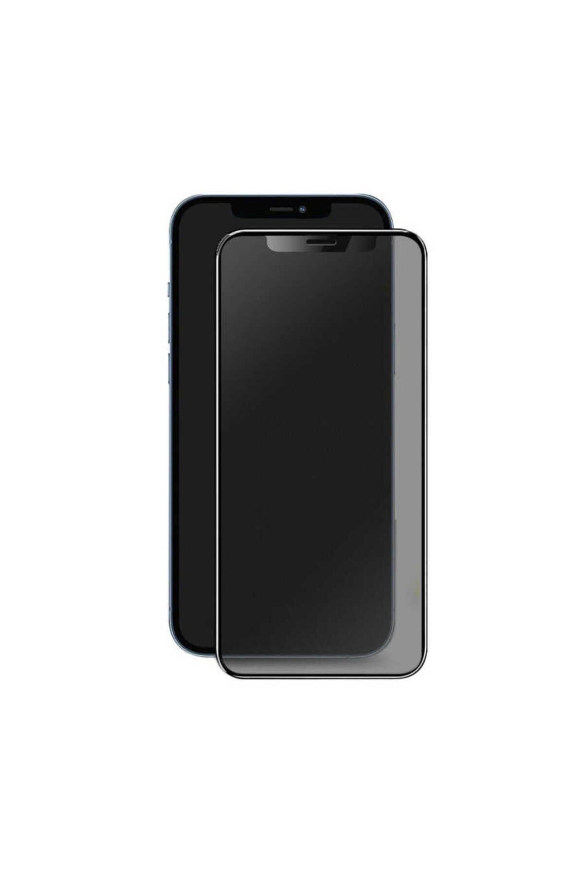 GRABONO Apple  iPhone 15 Kırılmaz Hayalet Ekran Koruyucu NanoTECH  Privacy Mat Seramik Siyah