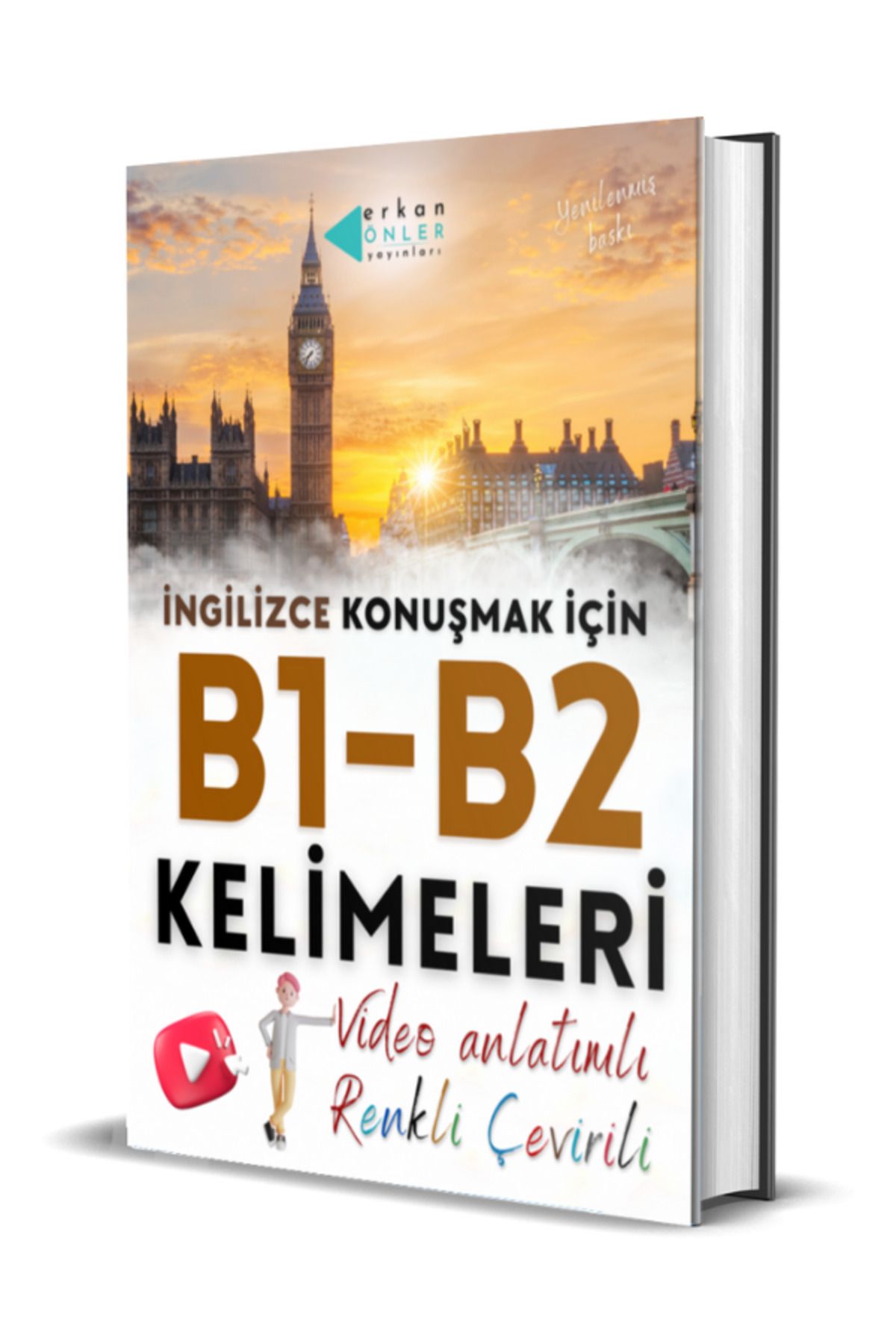 Erkan Önler Yayınları İngilizce Konuşmak için B1-B2 Kelimeleri (VİDEO DERSLER+KİTAP)
