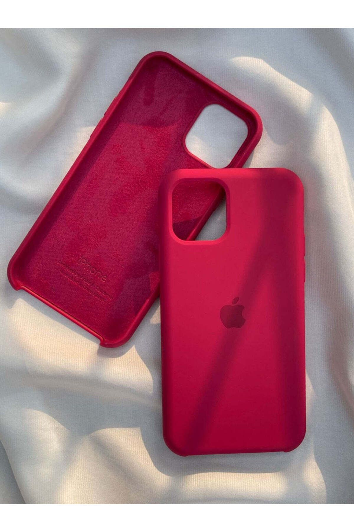 ALCİNOUS Iphone 11 Uyumlu Lansman Premium Kalite Kılıf - Kırmızı