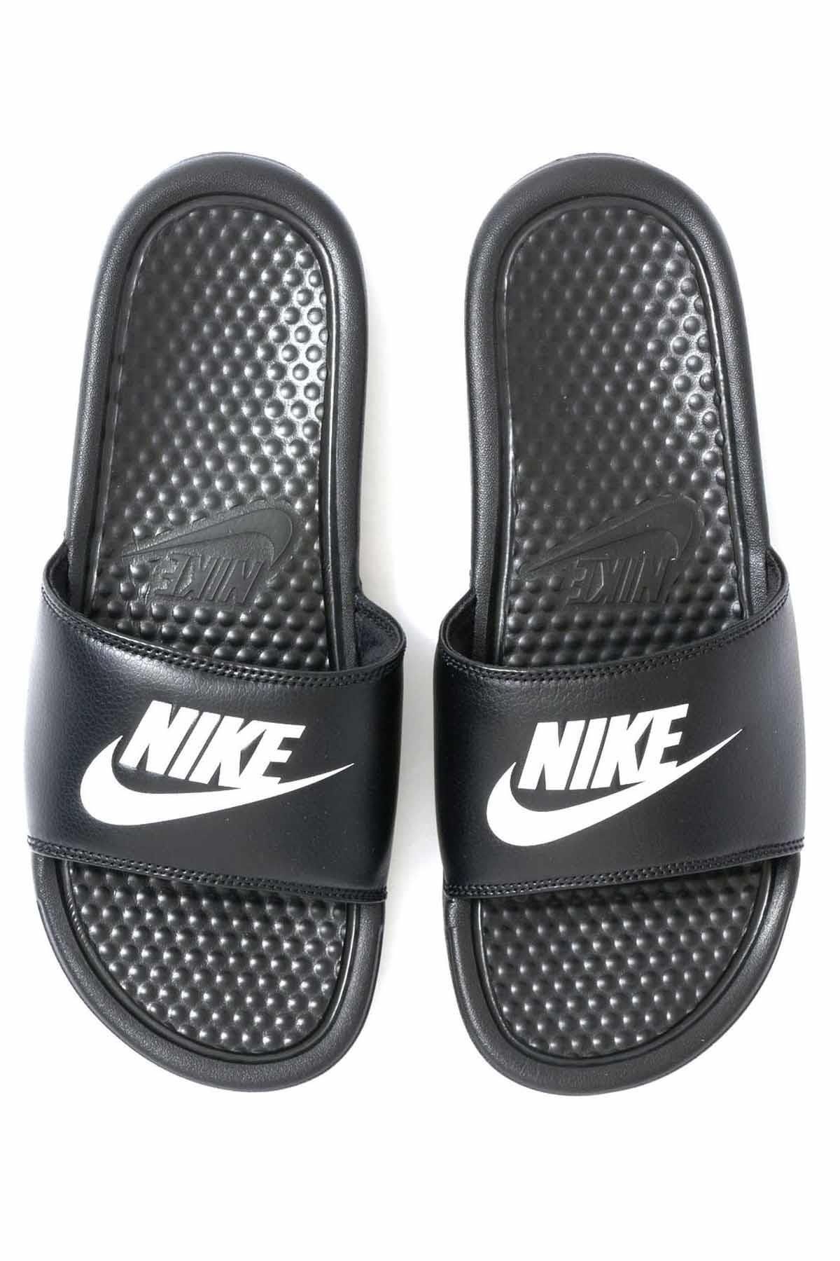 Nike Benassı Jdı Erkek Terlik Ayakkabı 343880-090-siyah
