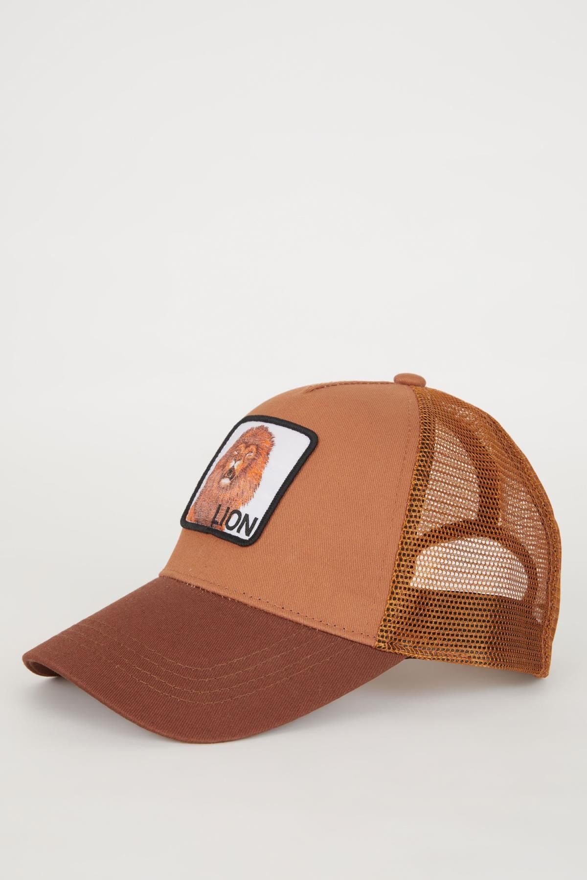 Defacto Erkek Dokuma Beyzbol Basketbol Şapkası B7997AX24SM