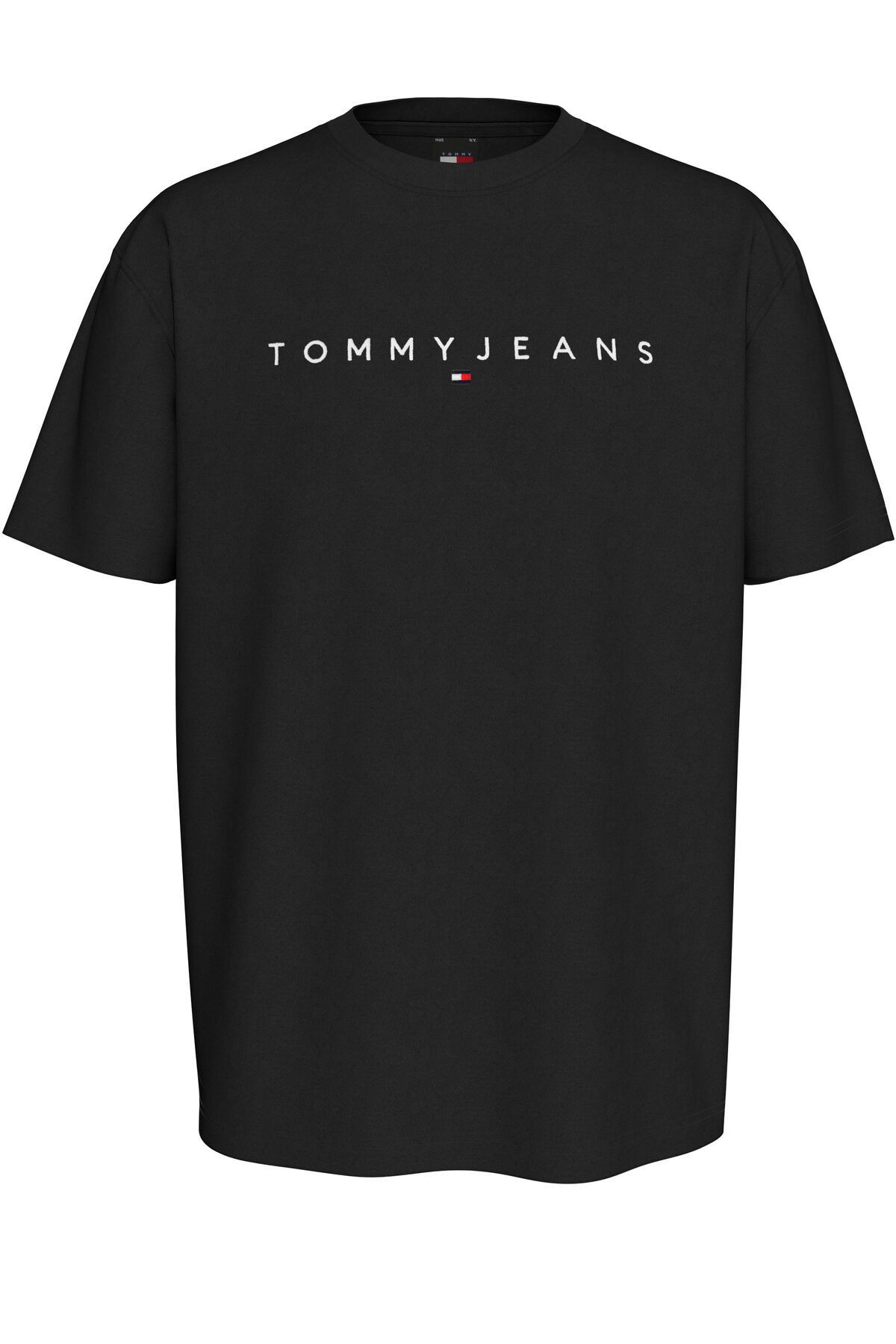 Tommy Hilfiger Erkek Marka Logolu Günlük Kullanıma Uygun Siyah T-Shirt Dm0dm17993-Bds