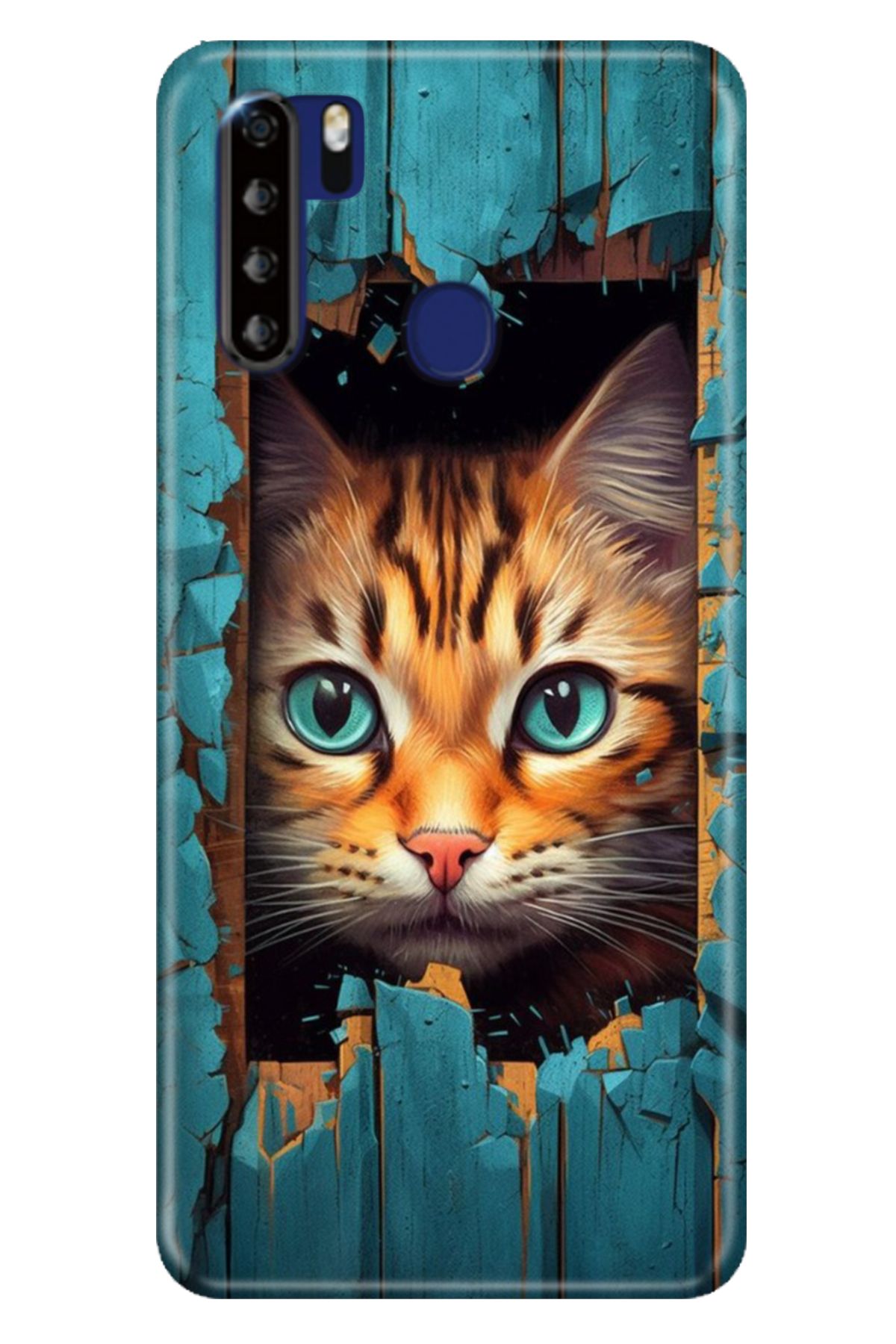 Reeder P13 Blue Max Kılıf Temalı UV Motifli Silikon Cat