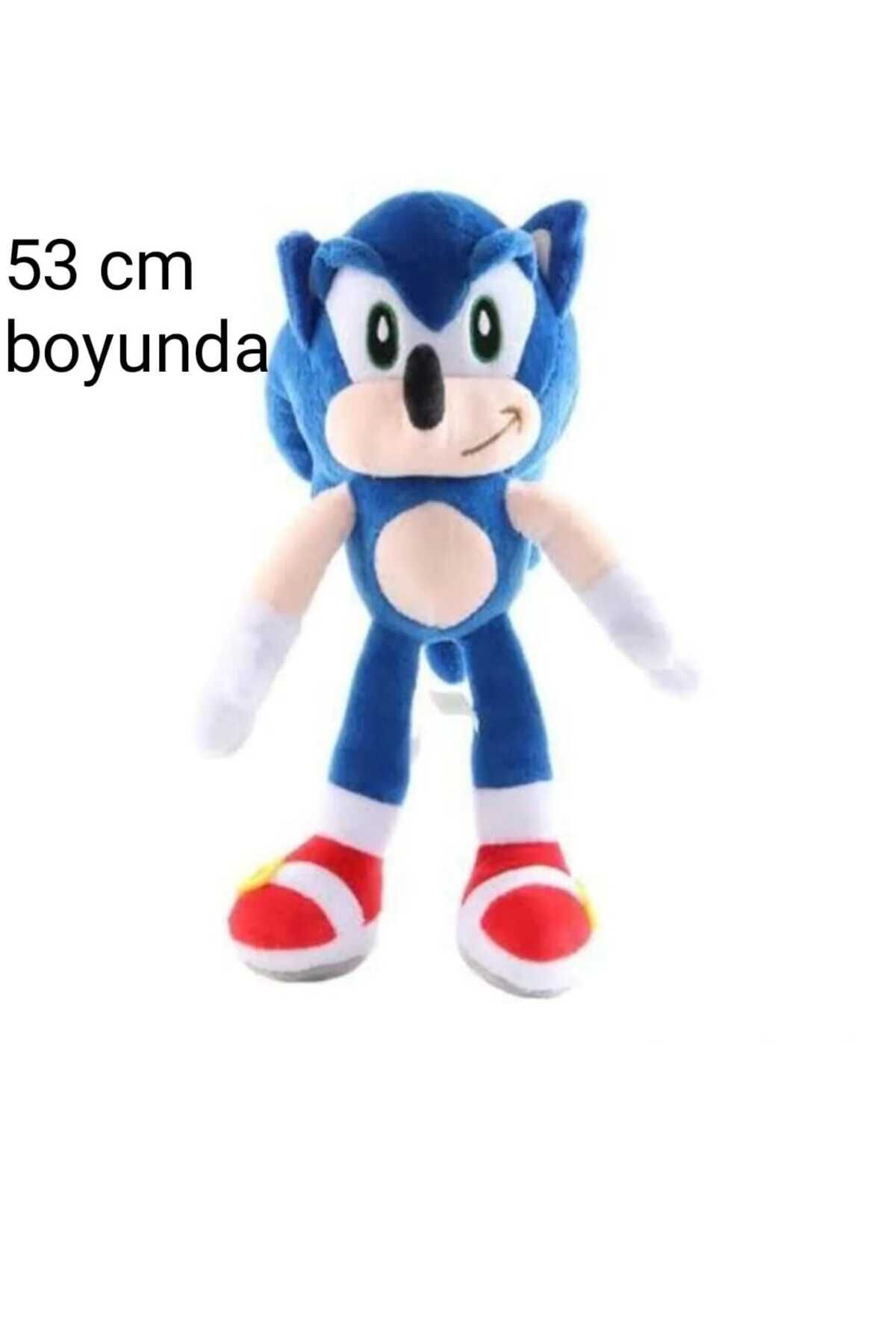 Sekk O (53cm ) Mavi Dev Sonic Boom Arkadaşları Büyük Boy Kirpi Sonic Peluş Oyuncak