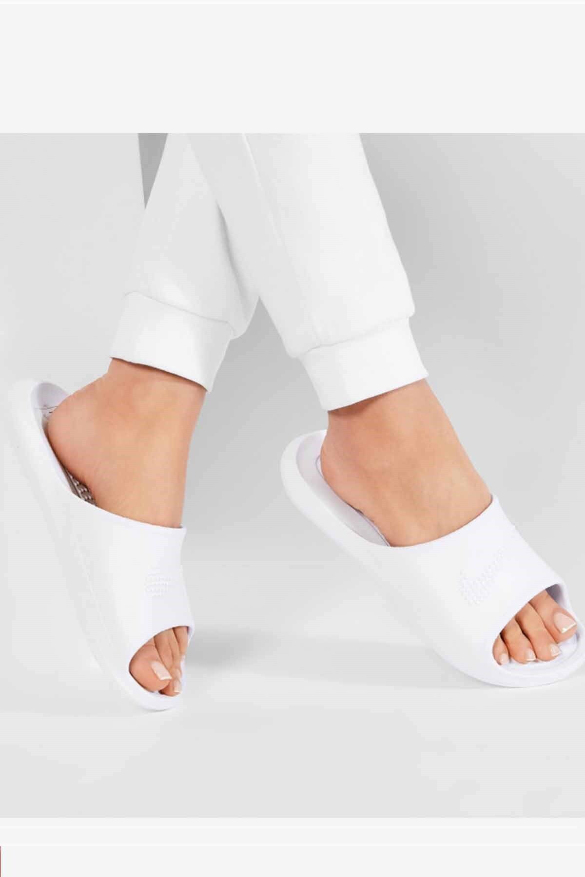 Nike Victori One Women's Shower Slide Kadın Terlik Ayakkabı Cz7836-100-beyaz