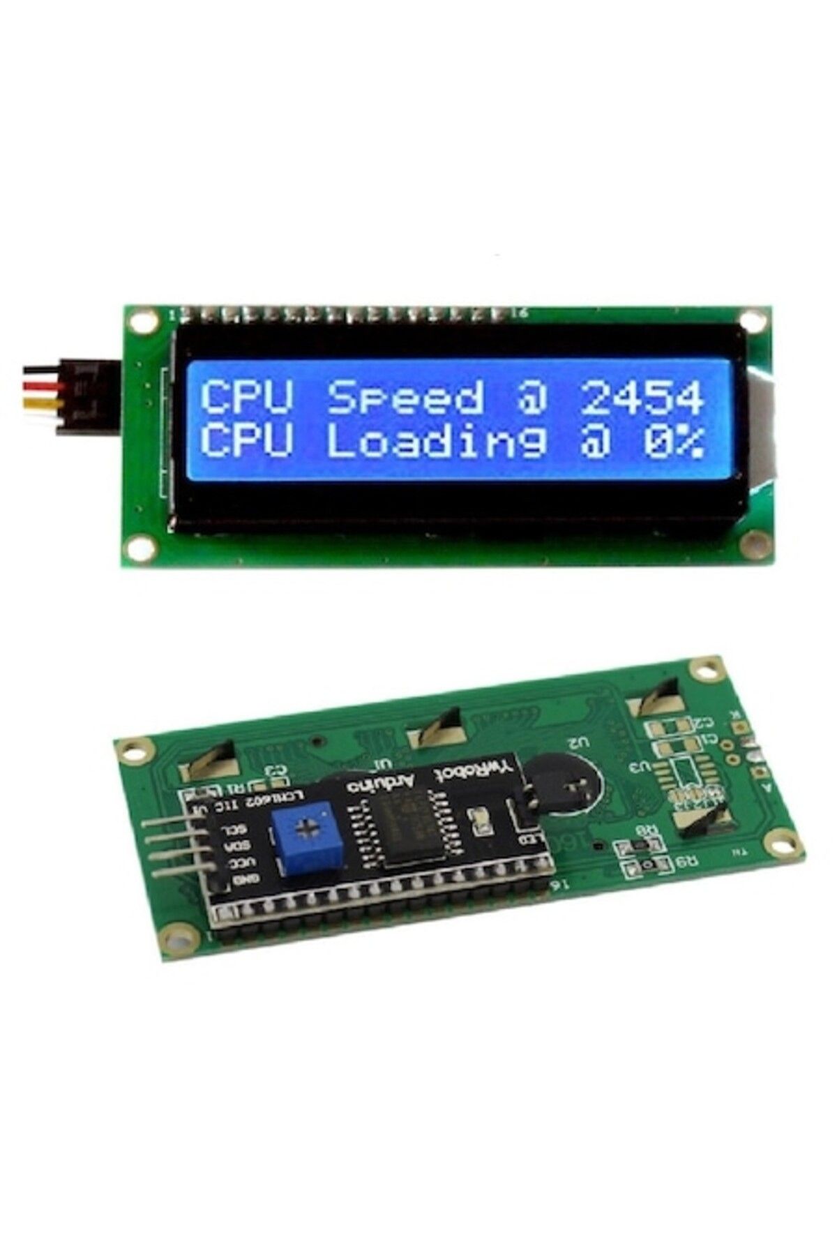 Arduino 16x2 Lcd Ekran I2c (IIC MODÜLÜ ILE) 2x16