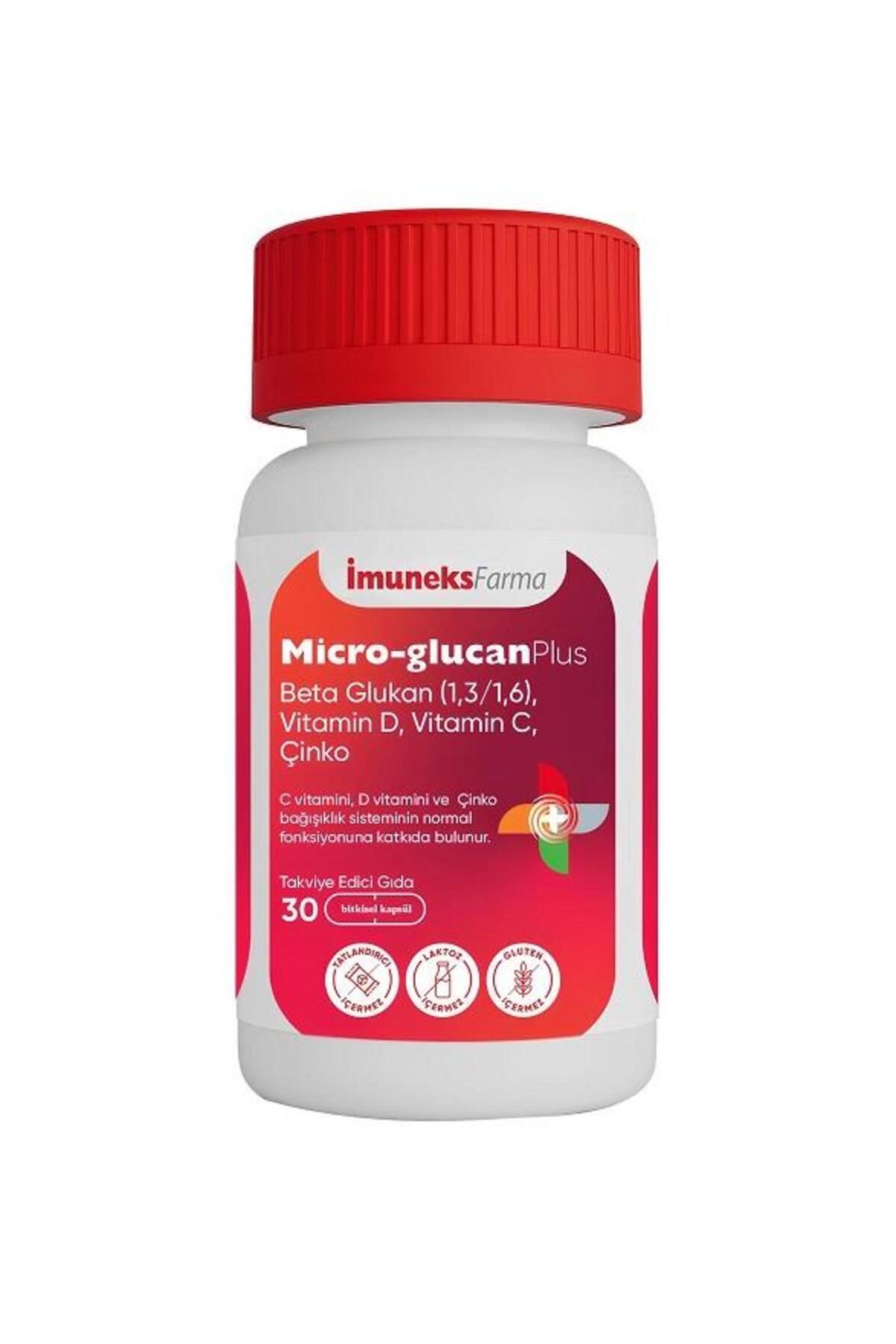 Imuneks Micro Glucan Plus Beta Glucan 30 Kapsül