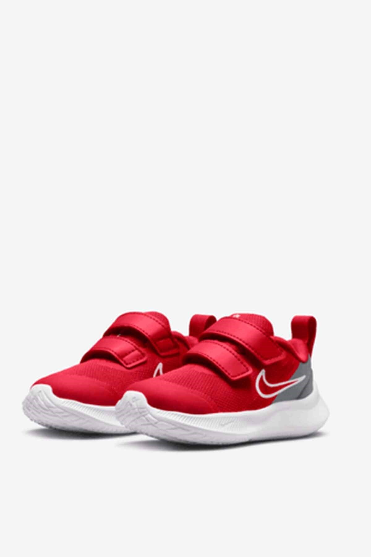 Nike Star Runner 3 (TDV) Çocuk Yürüyüş Koşu Ayakkabı Da2778-607-kırmızı
