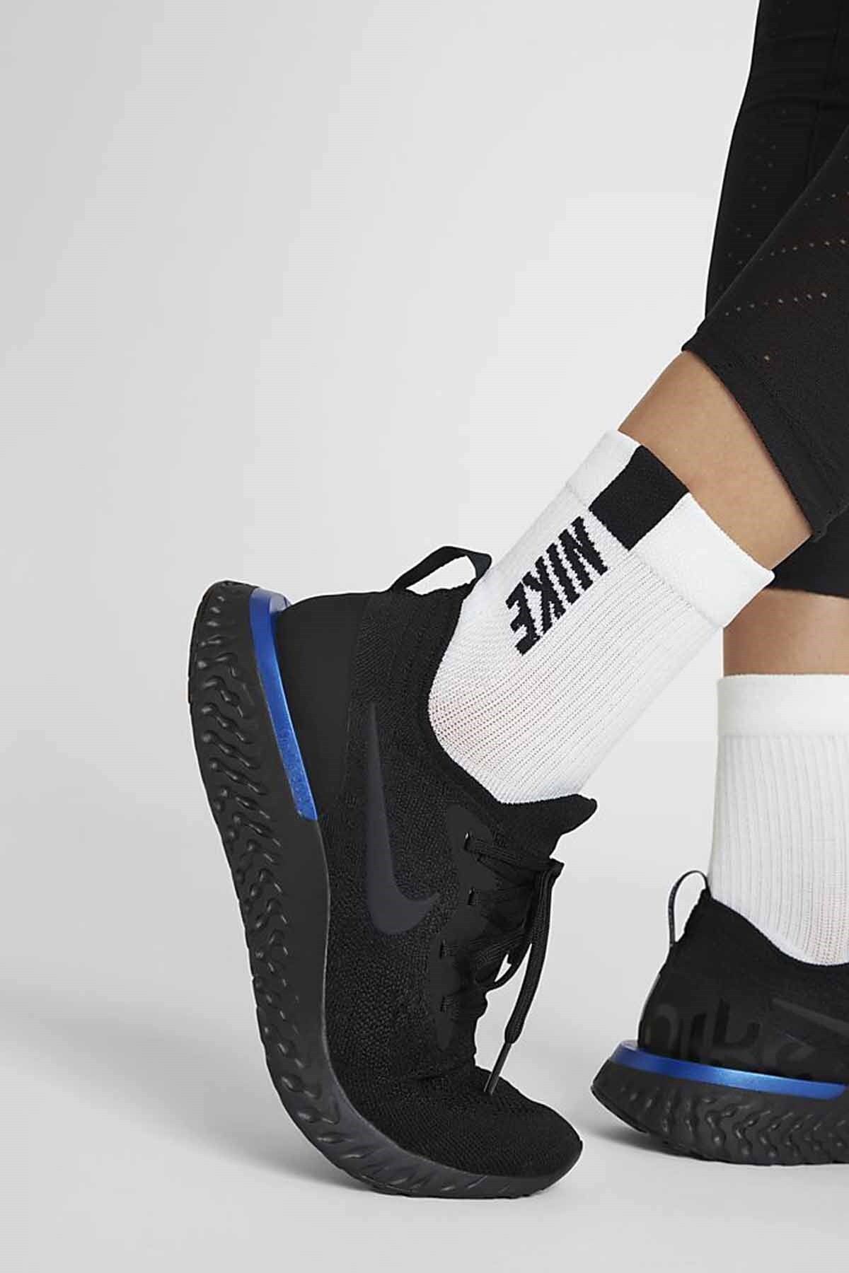 Nike Multiplier Running Ankle Socks (2 PAİR) Unisex Çorap Sx7556-100-beyaz