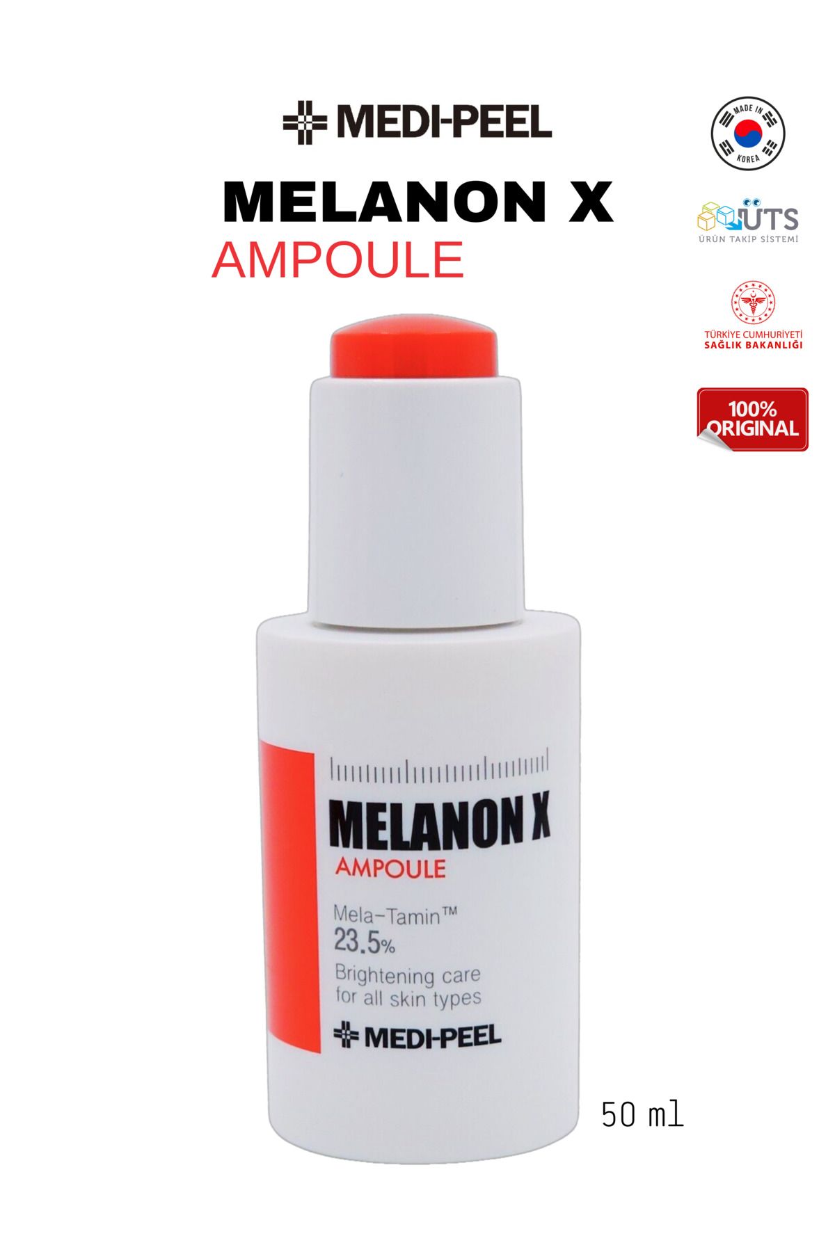 Medipeel Medi-peel Melanon X Ampoule Lekeli Ciltler Için Cilt Bakım Serumu 50 ml