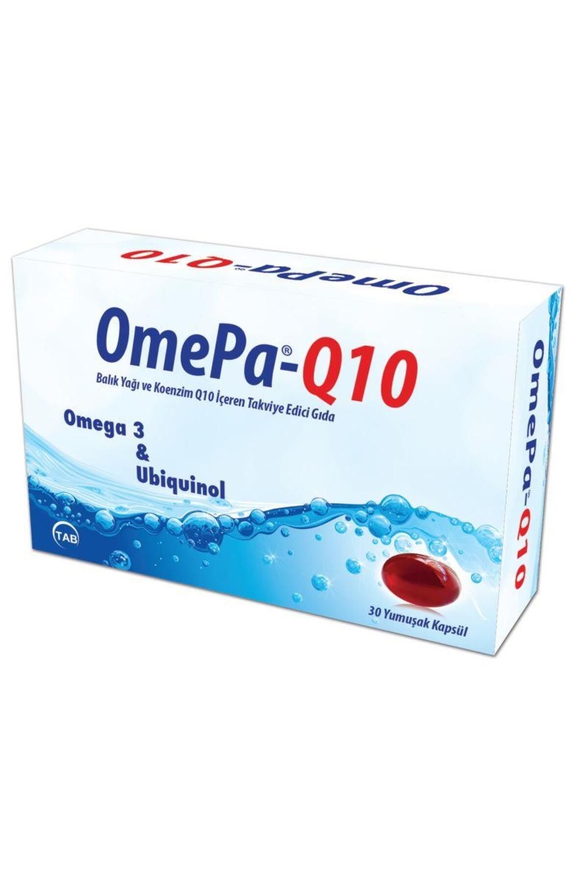 Omepa Tab Ilaç -q10 Omega 3 Ubiquinol Balık Yağı 90 Kapsül