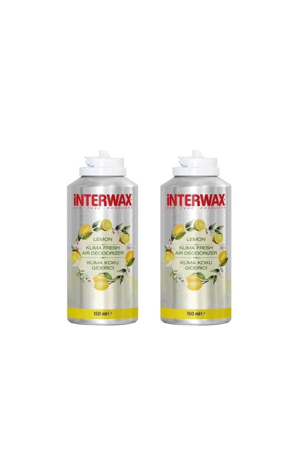 İnterwax Interwax Limon Kokulu Klima Temizleyici Klima Fresh 150 ml (2adet)