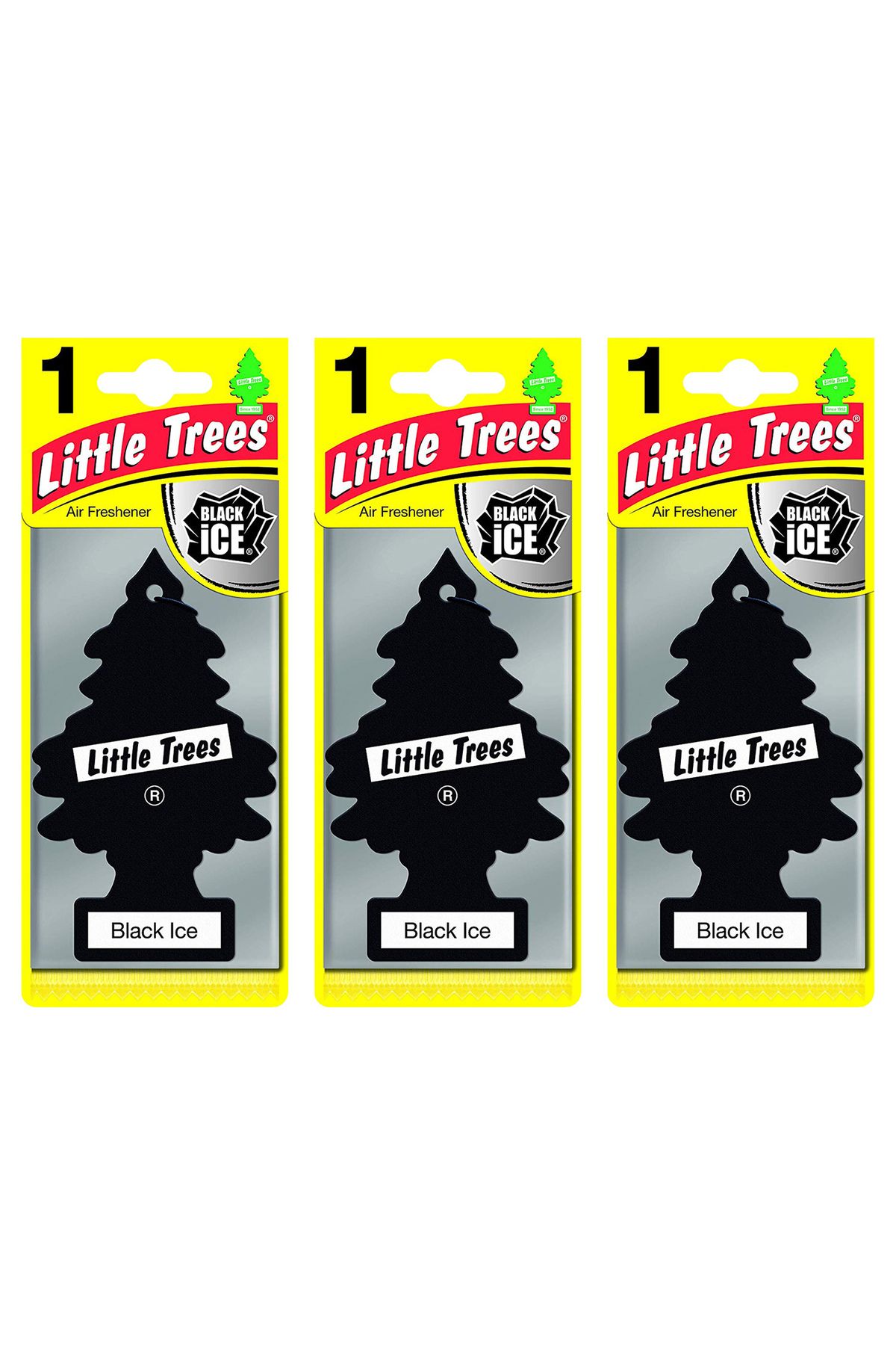 Little Trees 3'lü Black Ice Asma Oto Kokusu