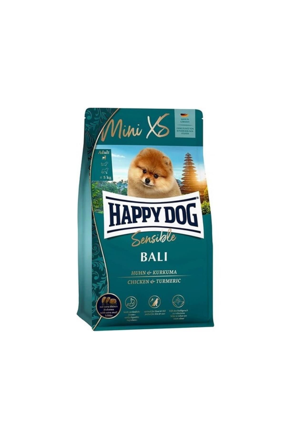 Happy Dog Sensible Bali Mini Xs Tavuklu Ve Zerdaçallı Köpek Maması 1,3 Kg