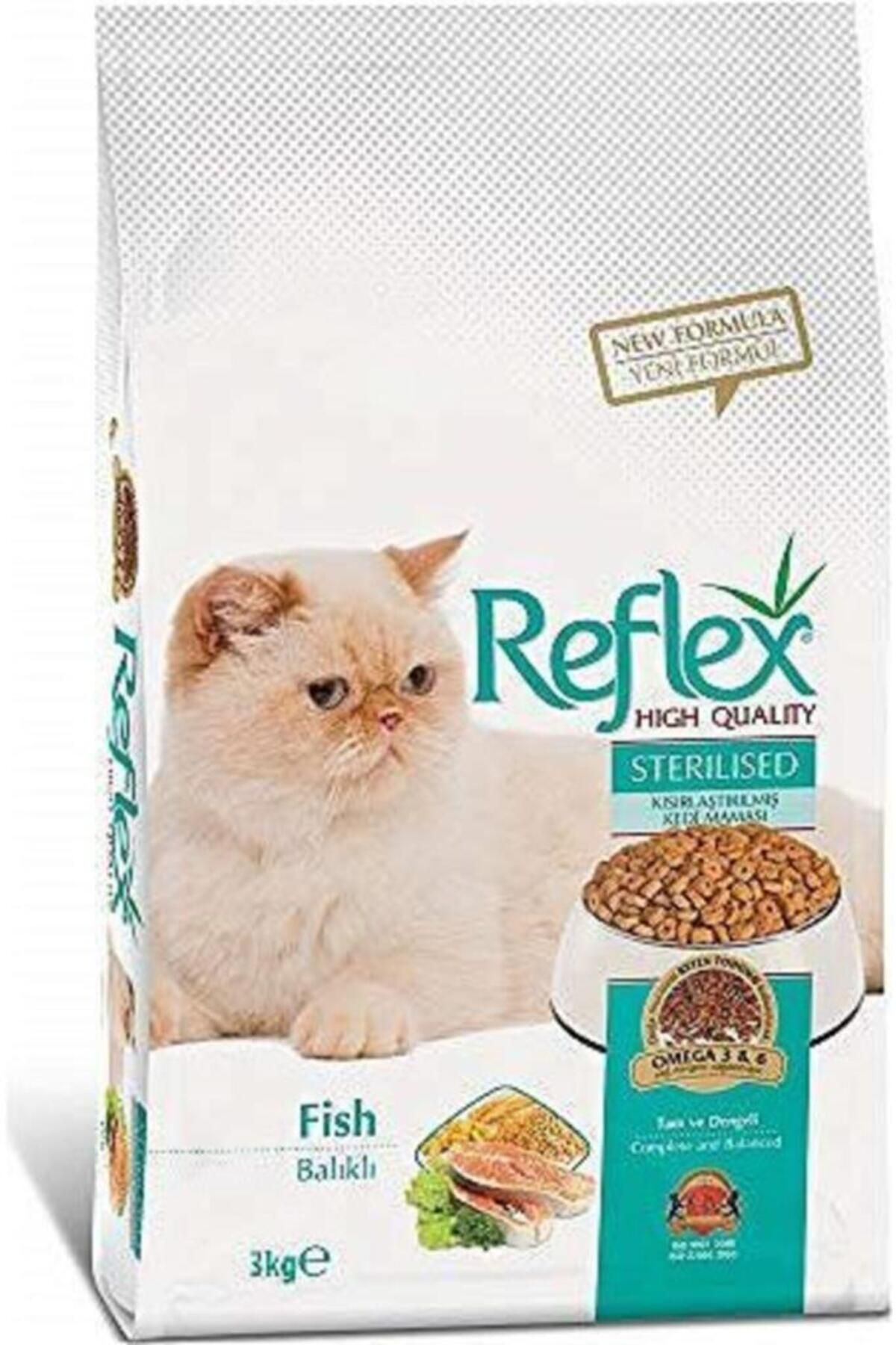 Reflex Sterilised Kısırlaştırılmış Balıklı Yetişkin Kedi Maması 3 Kg