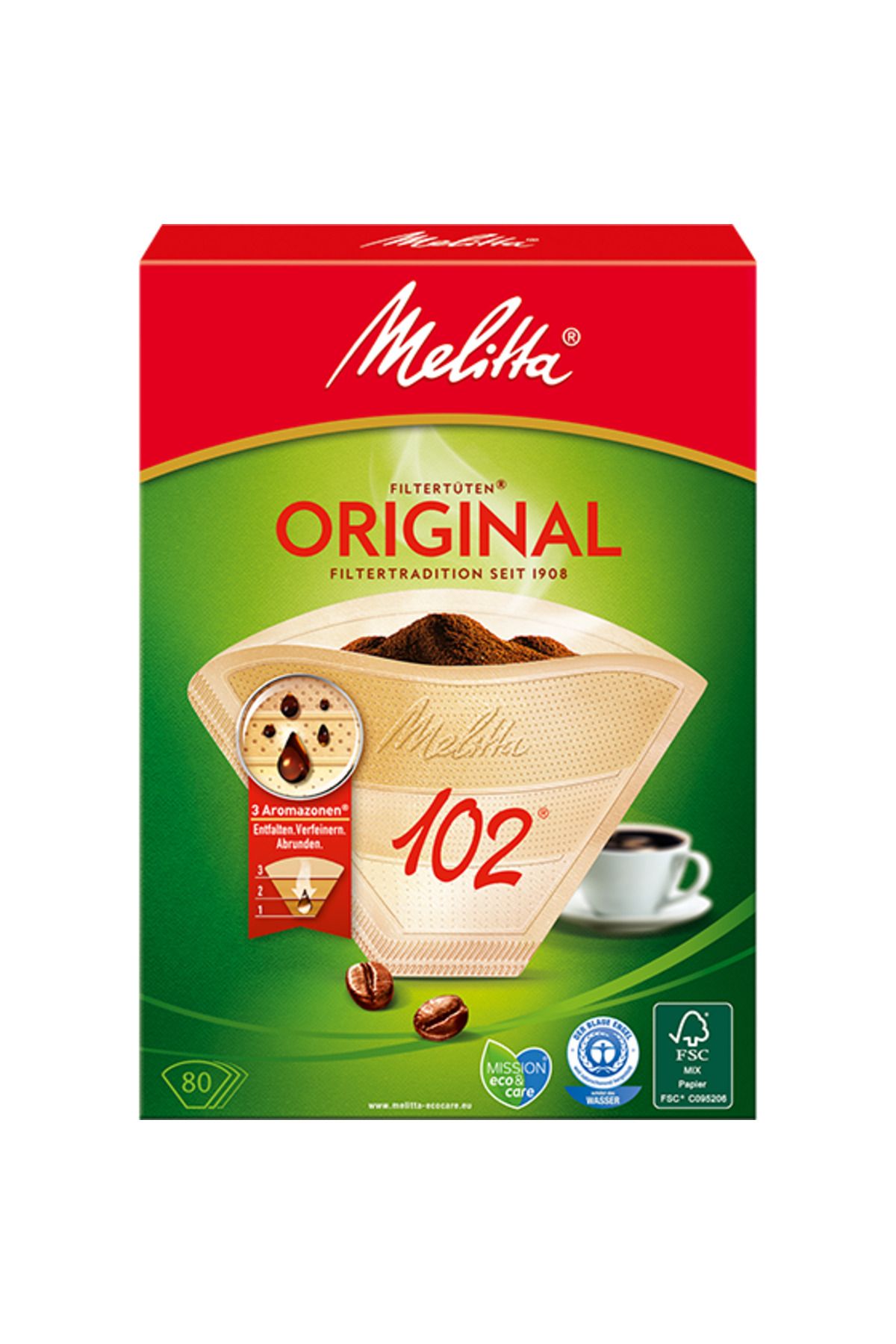 melitta 102® Original Aromazones Kahve Filtre Kağıdı