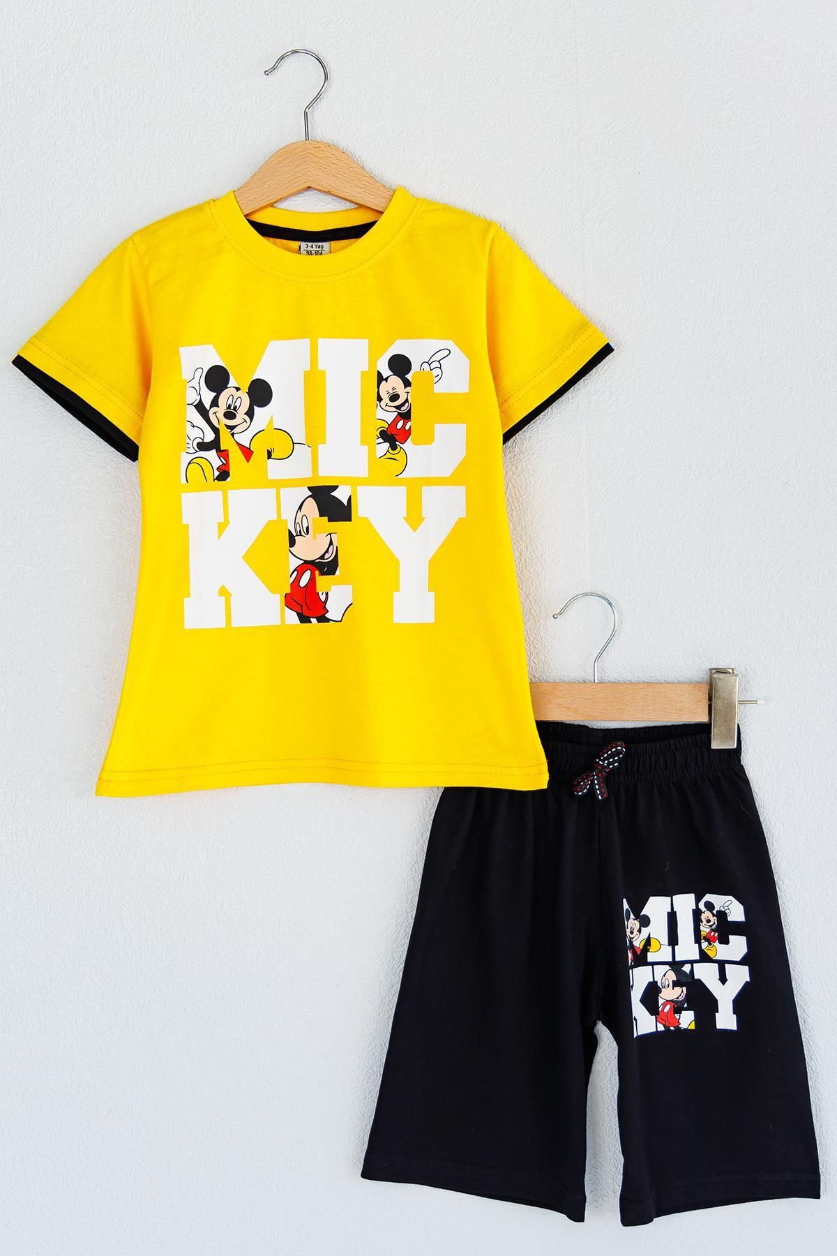 Genel Markalar Mickey Mouse Desenli Erkek Çocuk Takım