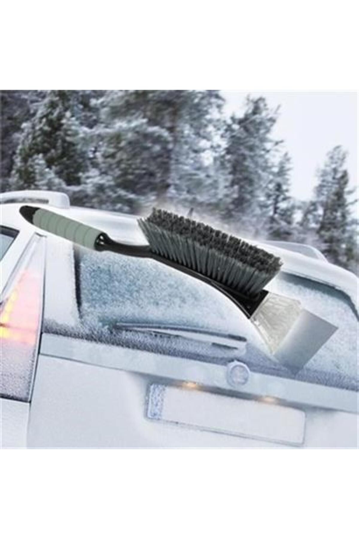 Tenda Buffer® Araç Camı Kar Süpürgesi Buz Kazıyıcı Ve Kar Temizleme Fırçası
