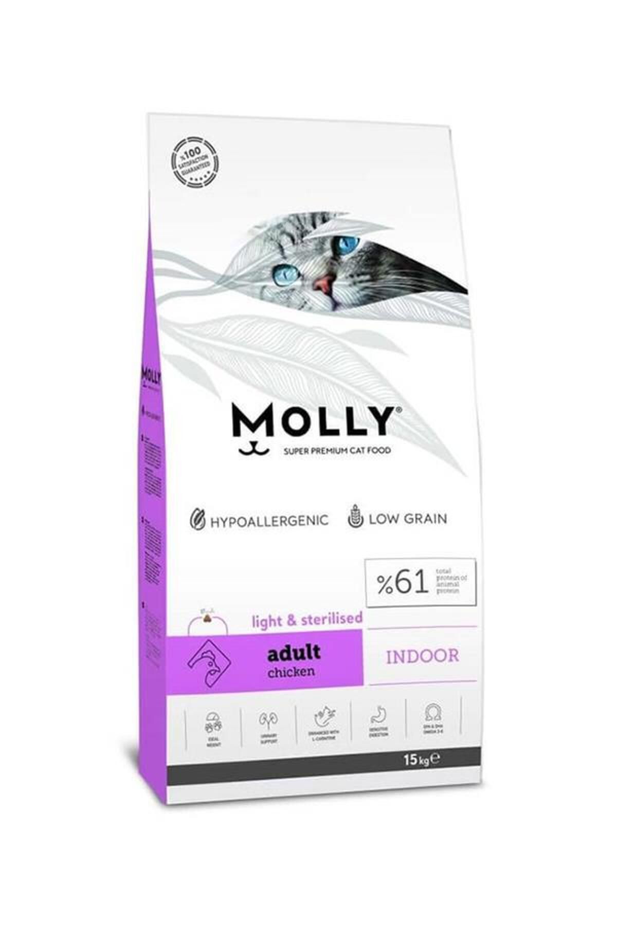 Molly Tavuklu Kısır Kedi Maması 15 Kg