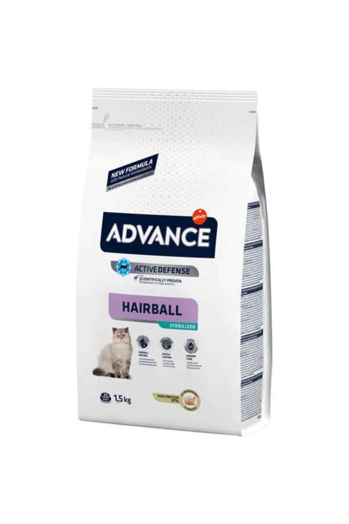 Advance Sterilised Hairball Kısırlaştırılmış Kedi Maması 1,5 kg