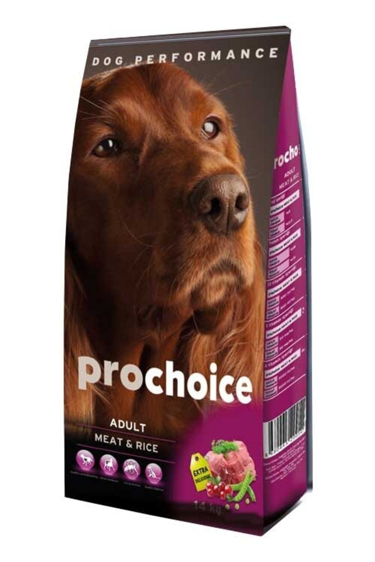 Pro Choice Dana Eti ve Pirinçli Yetişkin Köpek Maması 12 kg