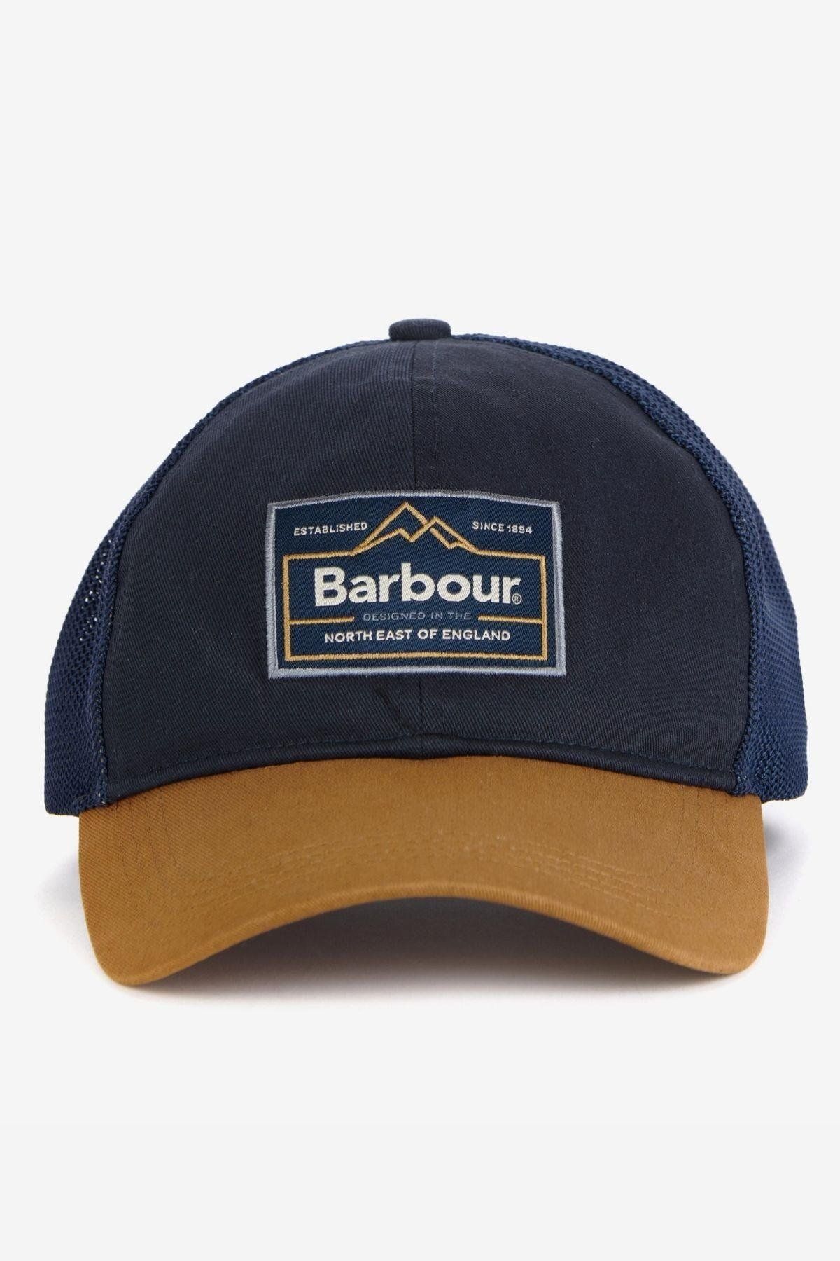 Barbour Bank Truck Şapka Navy/russet