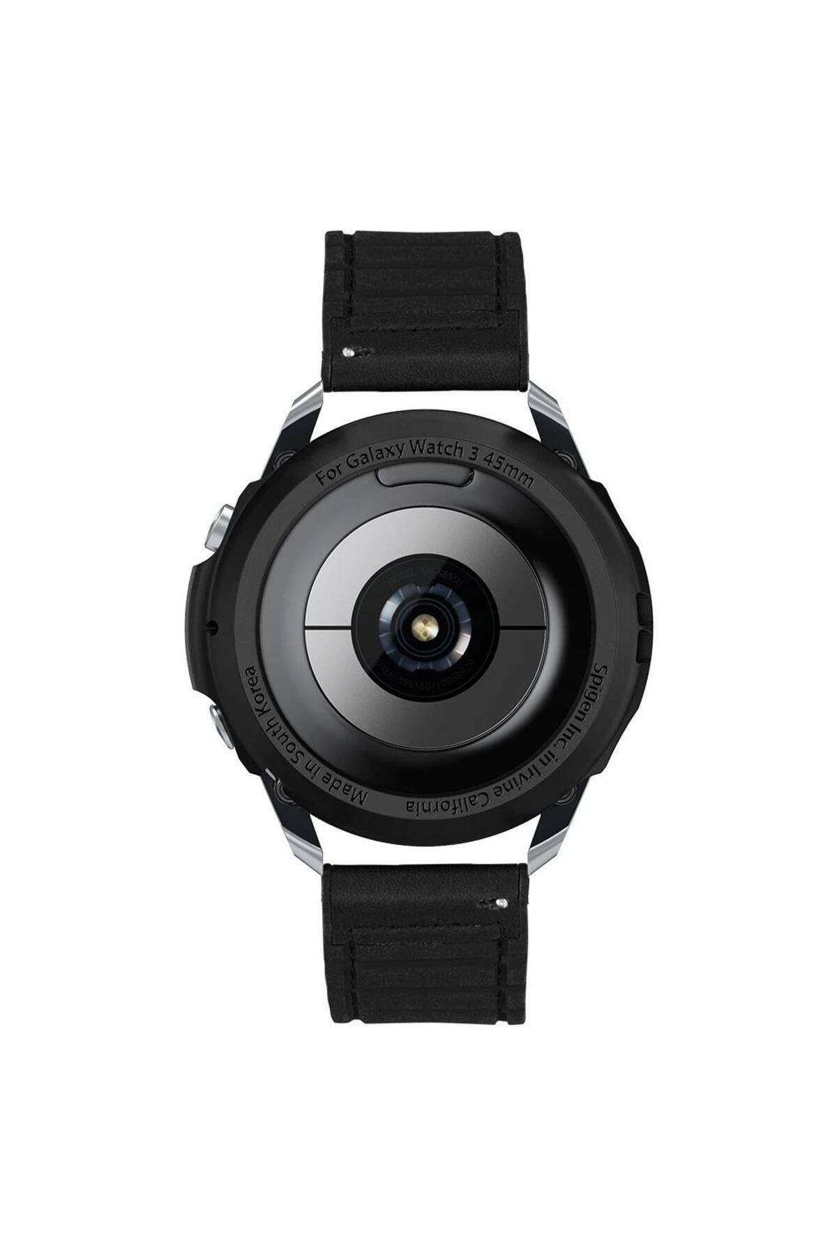 Spigen Galaxy Watch 3 (45mm) Kılıf Liquid Air Black - ACS01560