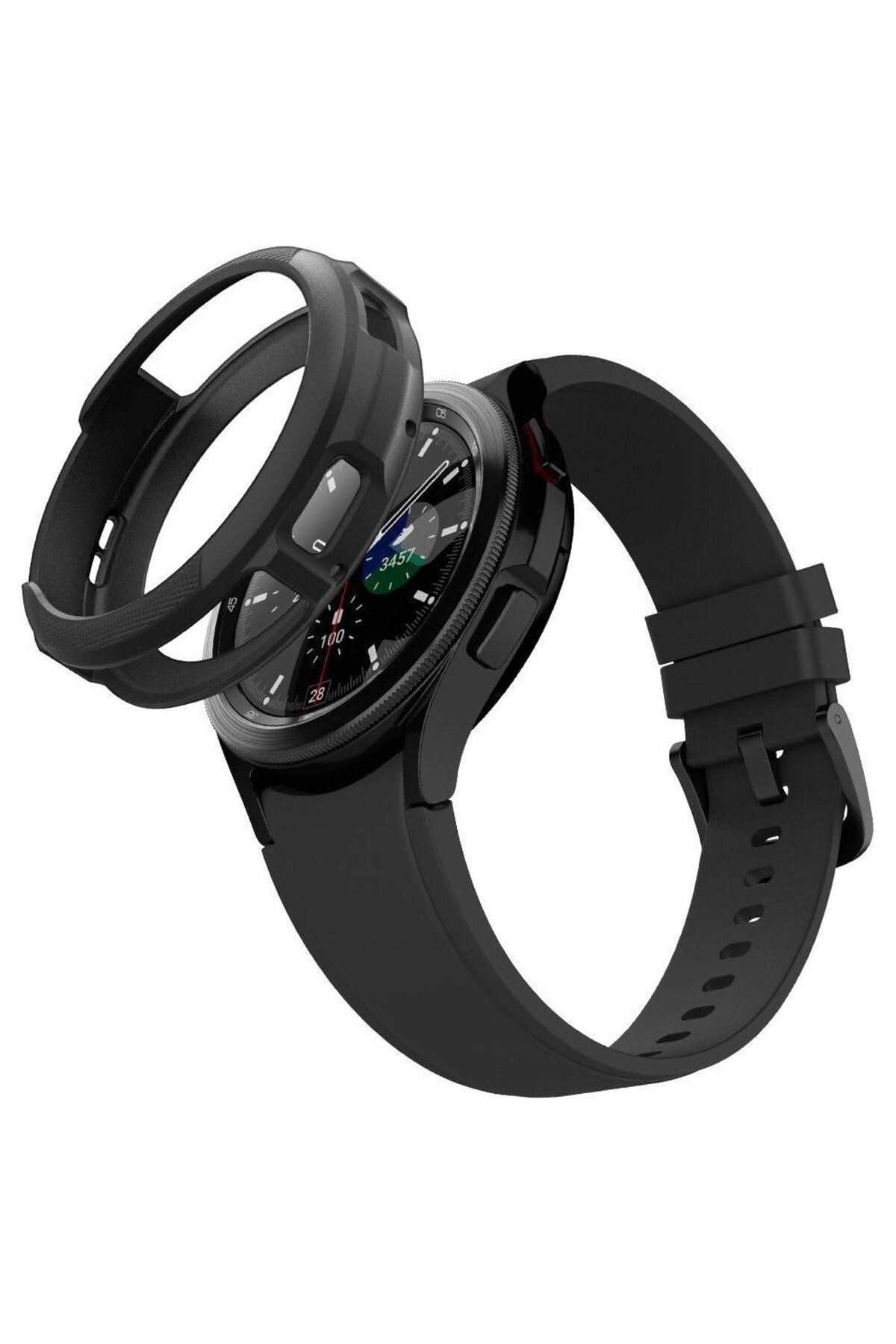 Spigen Galaxy Watch 4 Classic (42mm) Kılıf Liquid Air Black - ACS03141