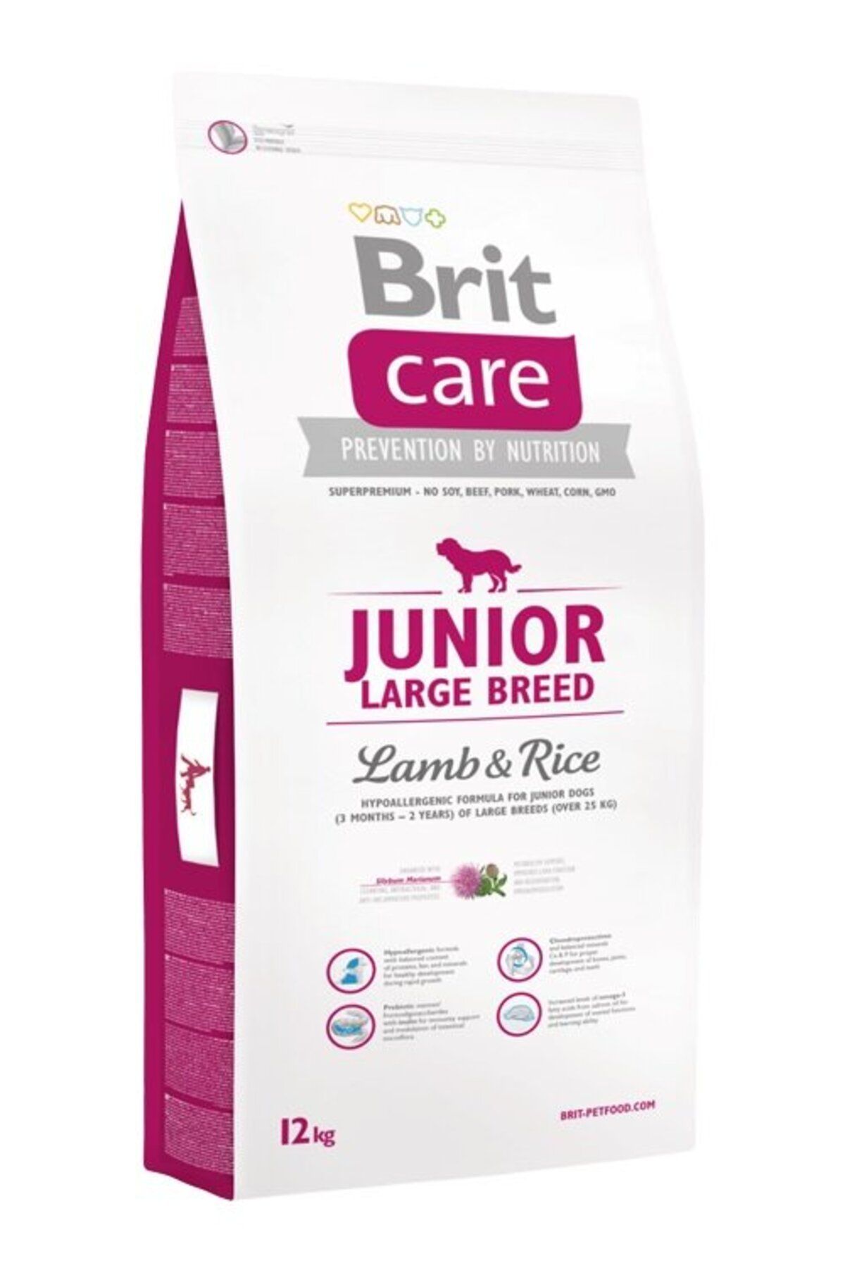 Brit Care Junior Large Breed Lamb Rice Büyük Irk Yavru Köpek Maması 12 Kg