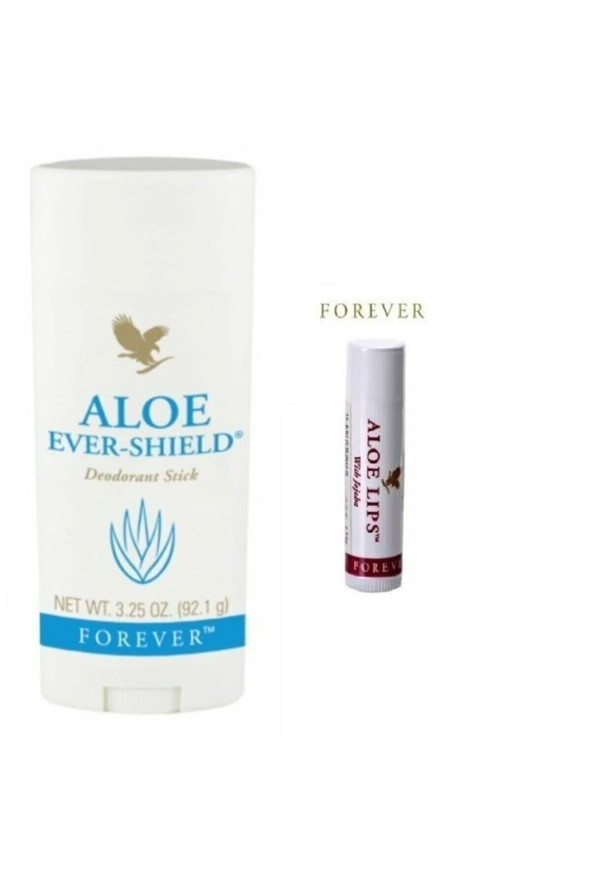 Forever Aloe Ever-shield Deodorant Stick Rollon 1 Adet Ve Aloe Lips 1 Adet - 022- 067