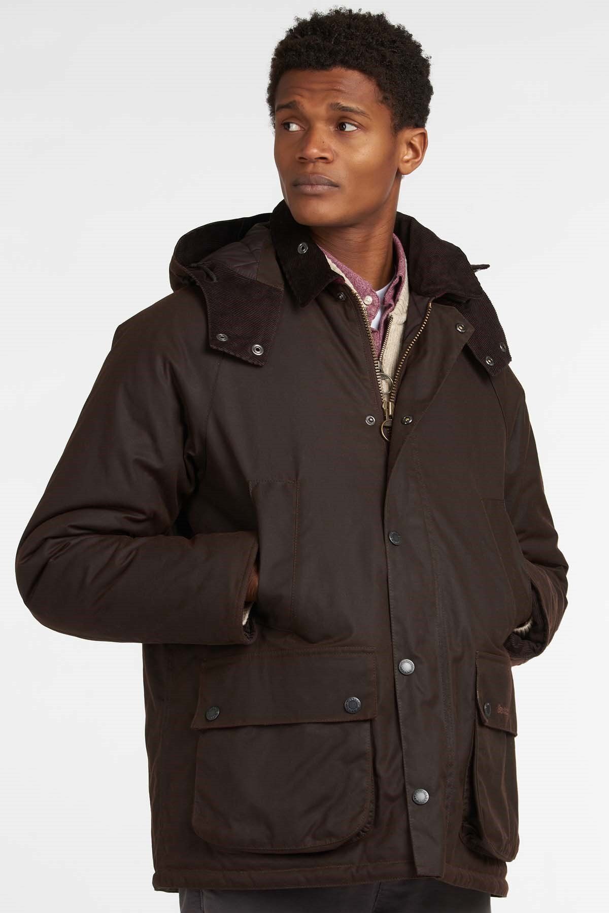 Barbour Winter Bedale Yağlı Ceket Br71 Rustic/winter Red