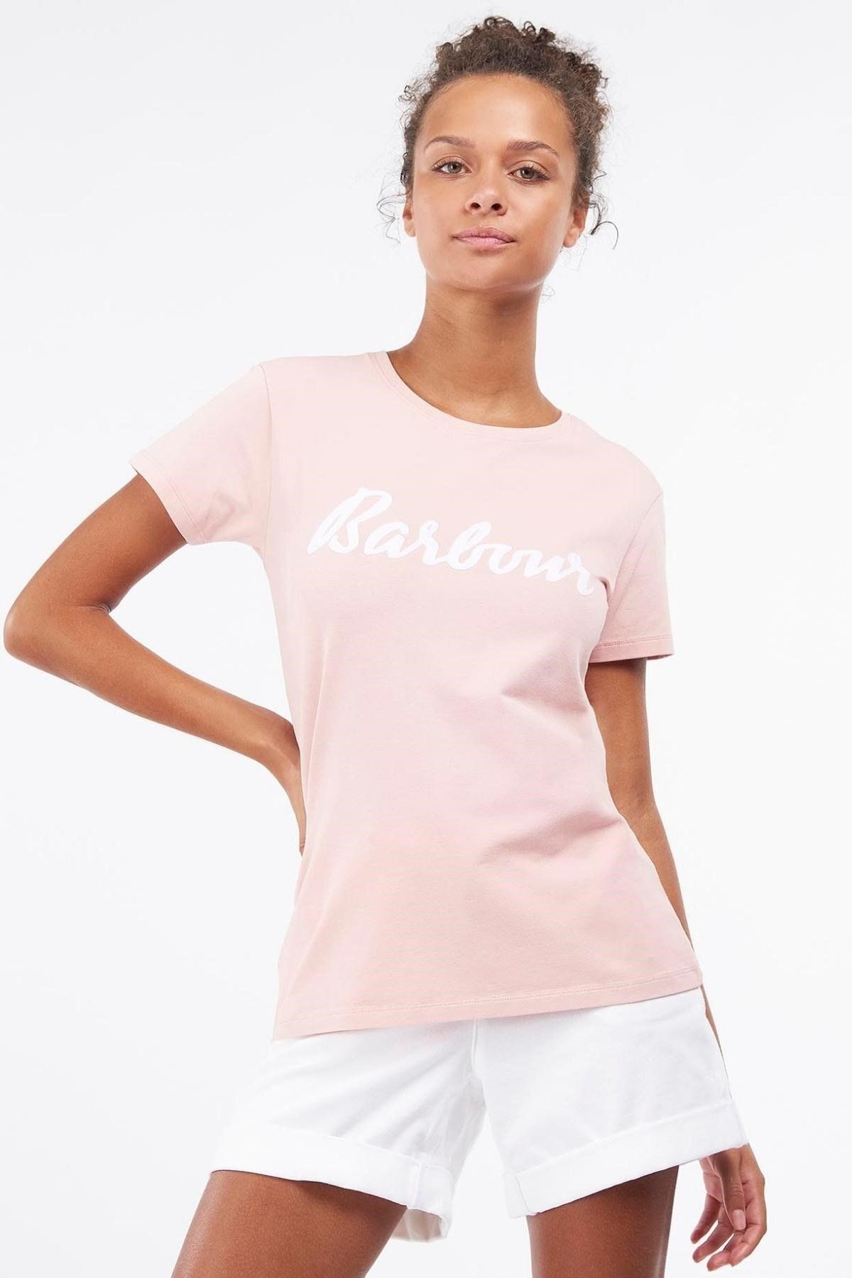 Barbour Rebecca T-shirt Pı13 Petal Pink/silver Birch