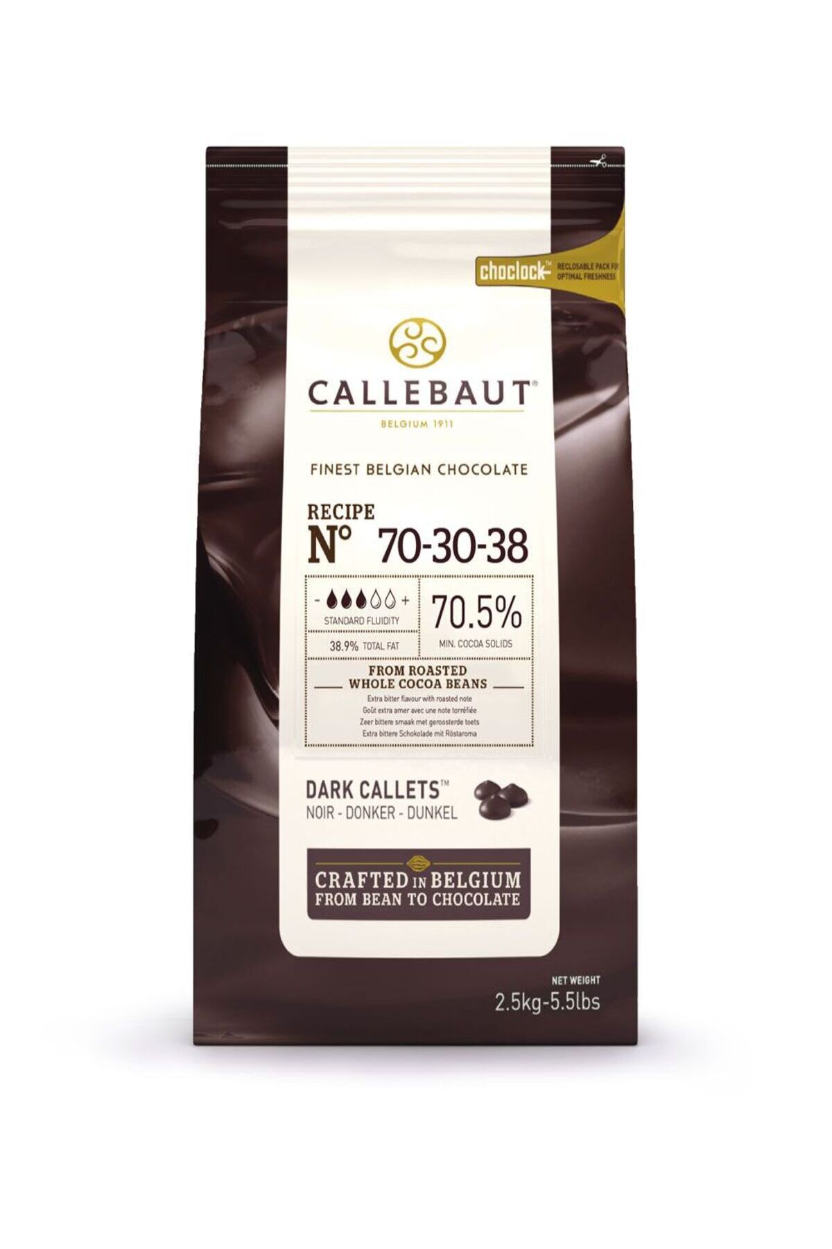Callebaut Extra Bitter Küvertür Drop Çikolata 2.5 KG