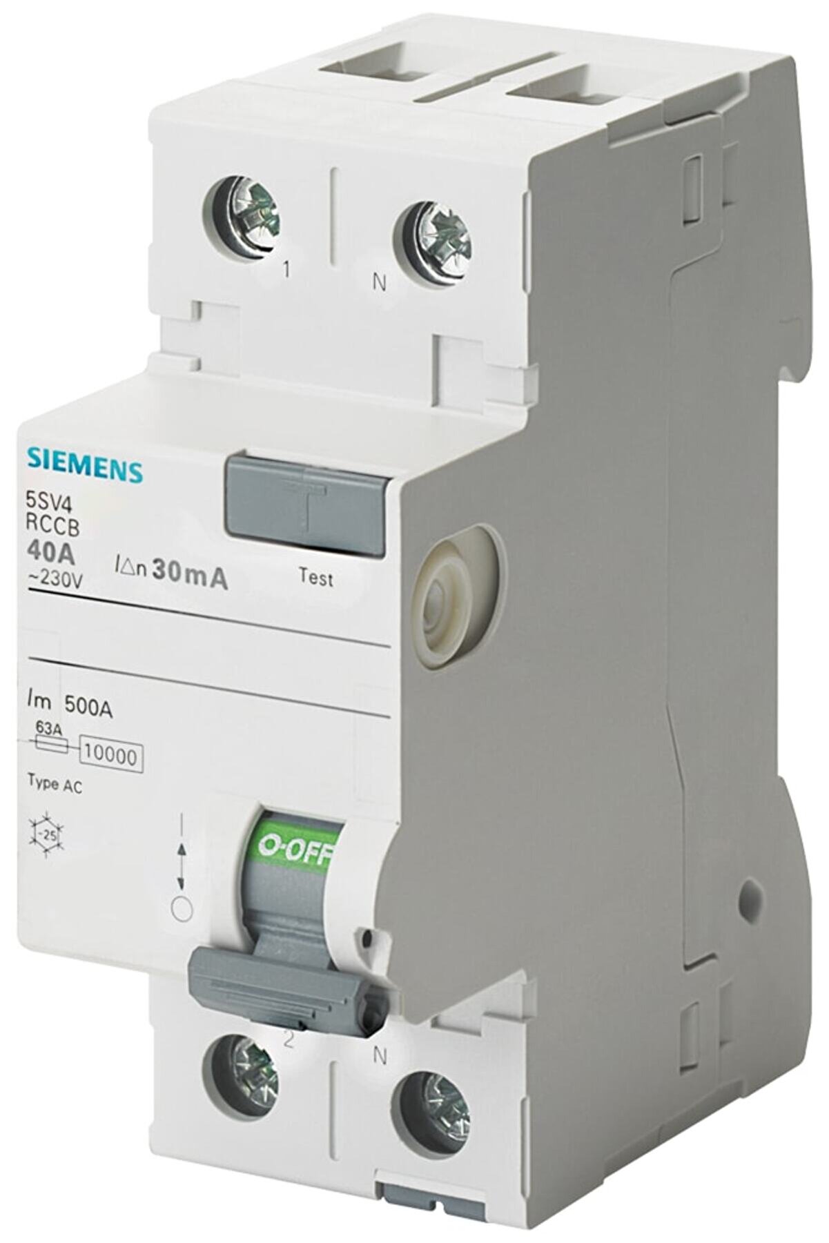 Siemens Kaçak Akım Rölesi 5sv4314-0 40a 30ma 230v (FAZ NÖTR)