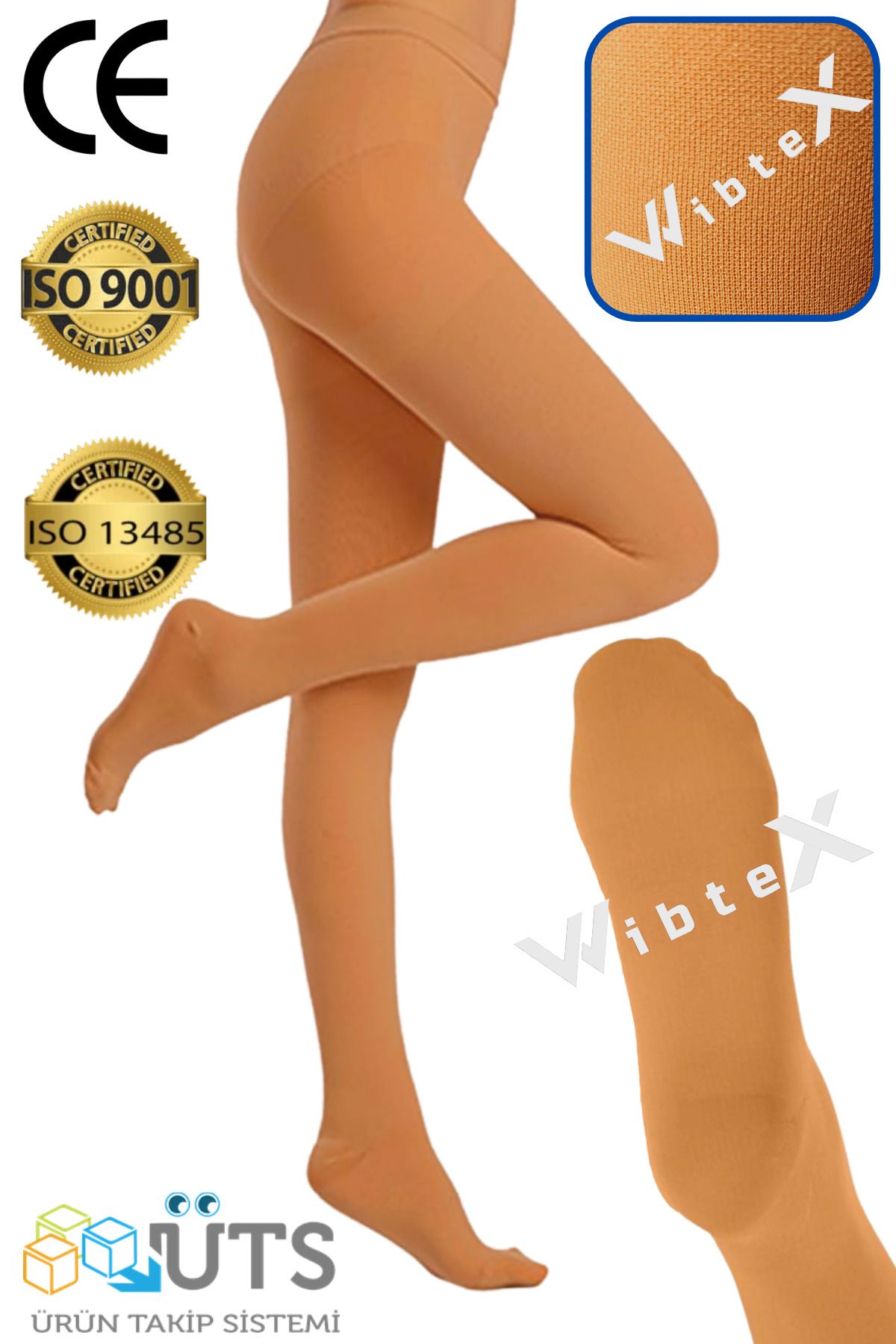 wibtex Külotlu Variss Çorabı Orta Basınç Burnu Kapalı Ccl2çift Bacak
