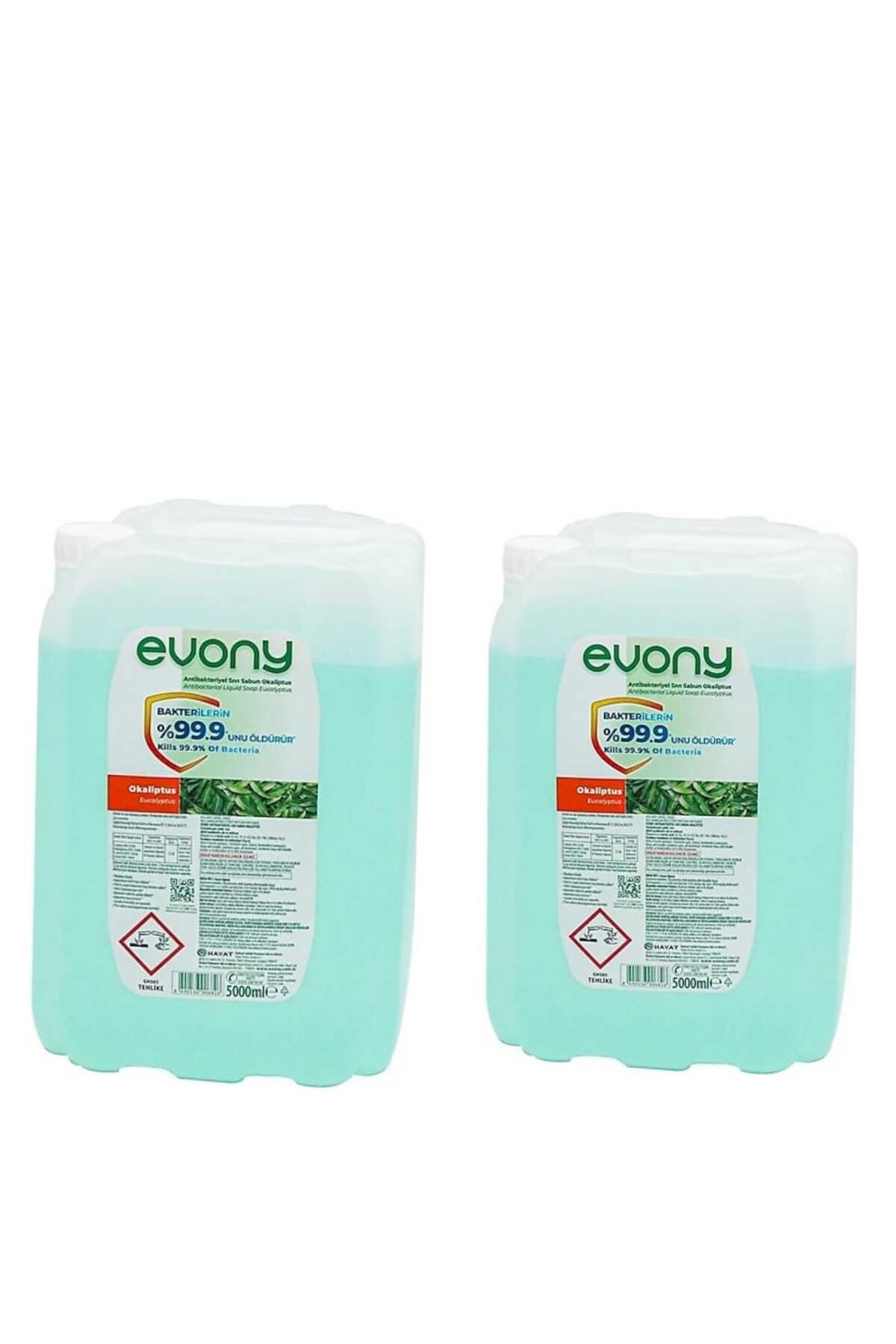 Evony Antibakteriyel Sıvı Sabun 2*5lt Toplam 10 Lt