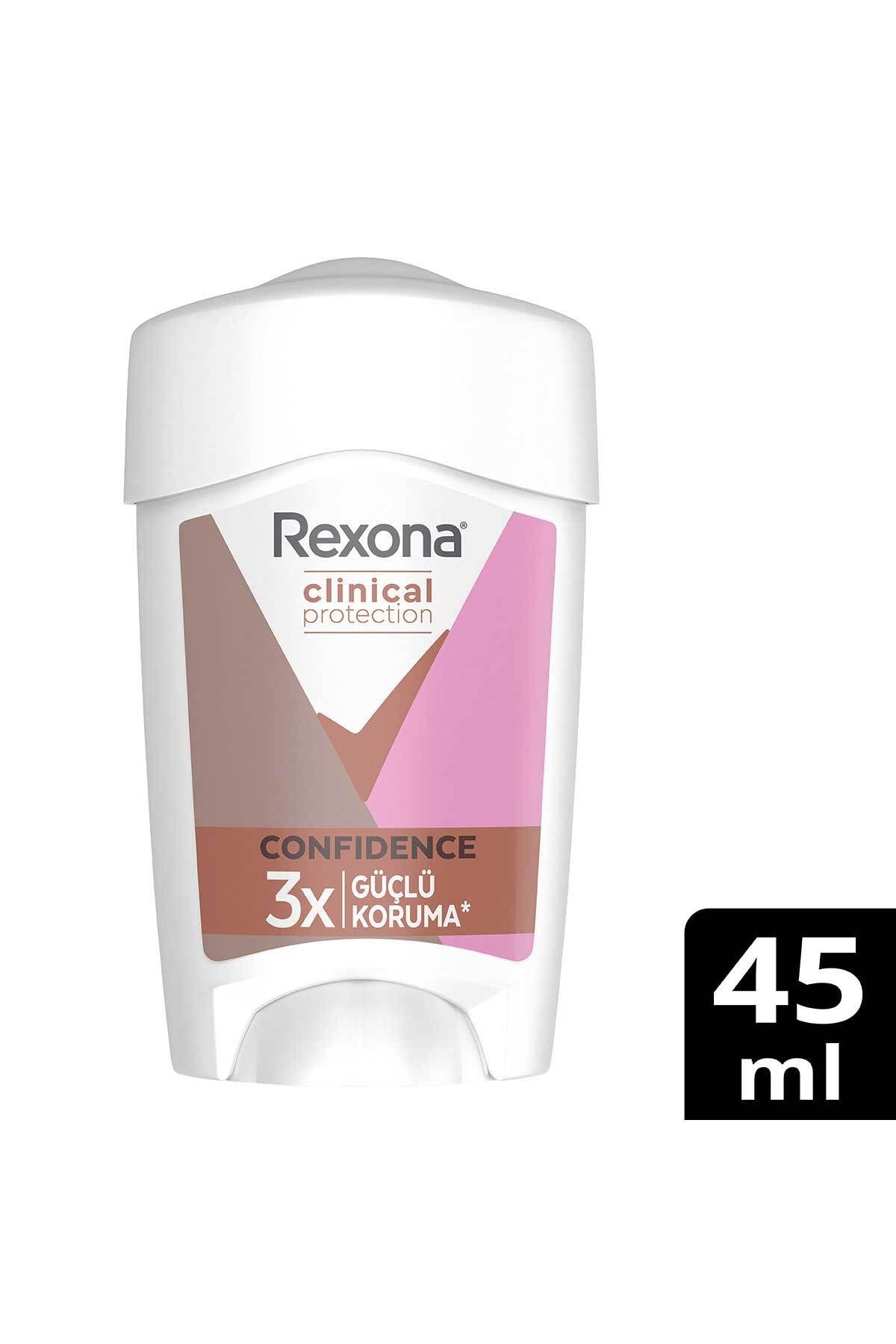 Rexona Clinical Protection Kadın Stick Deodorant Confidence 3x Güçlü Koruma 45 ml