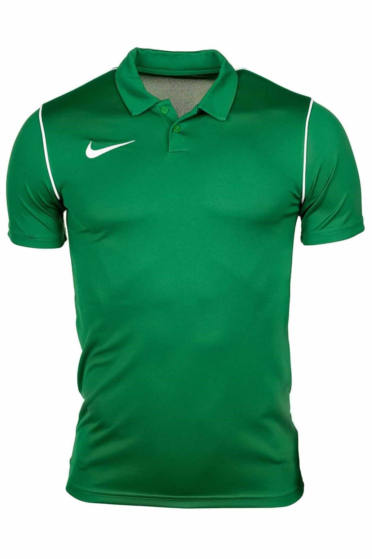 Nike B1 Tişört Park20 Erkek Polo Tişört Nk6879-302-yeşil