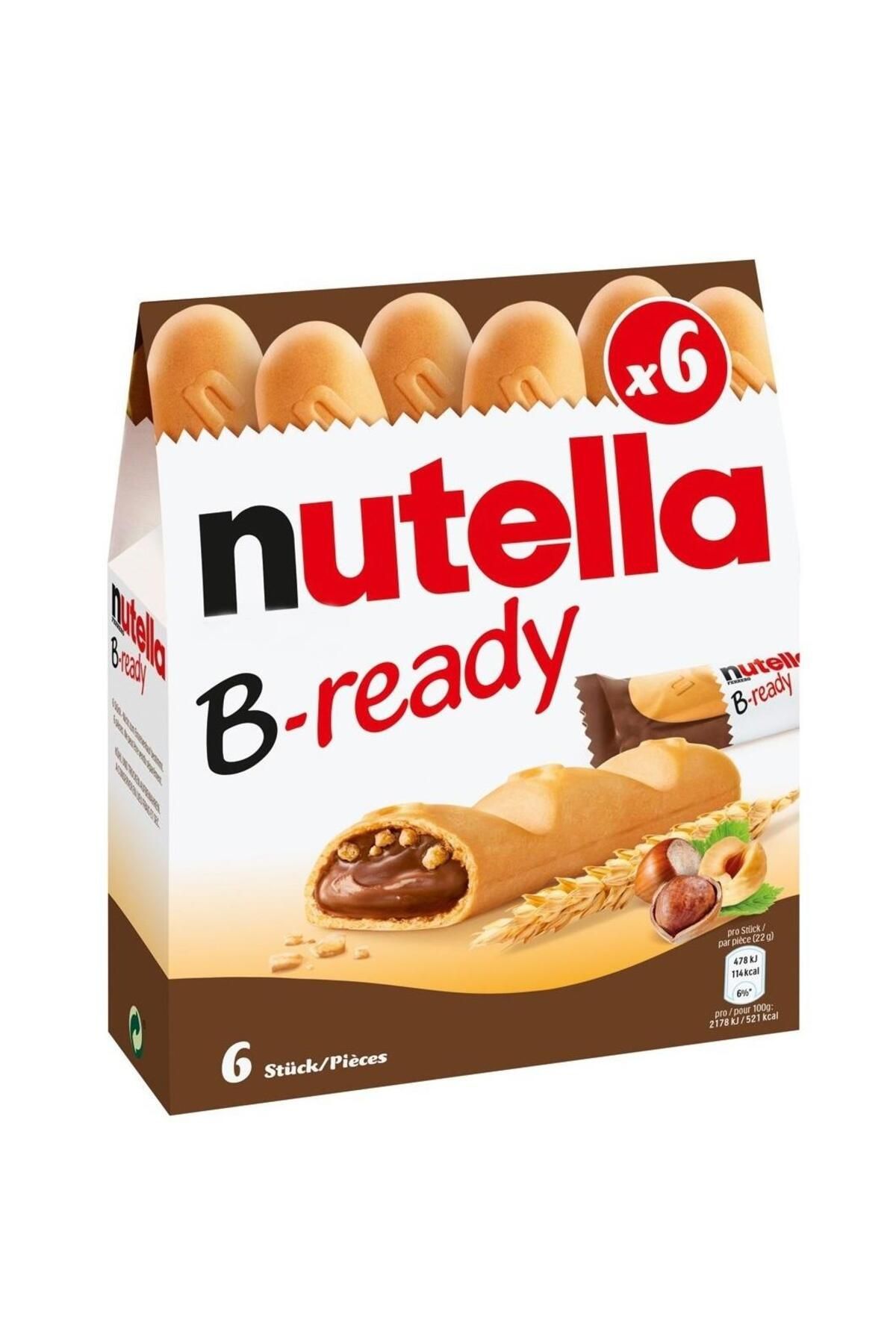 Storck Nutella B-Ready 6'Lı 132 Gr - 1 Paket