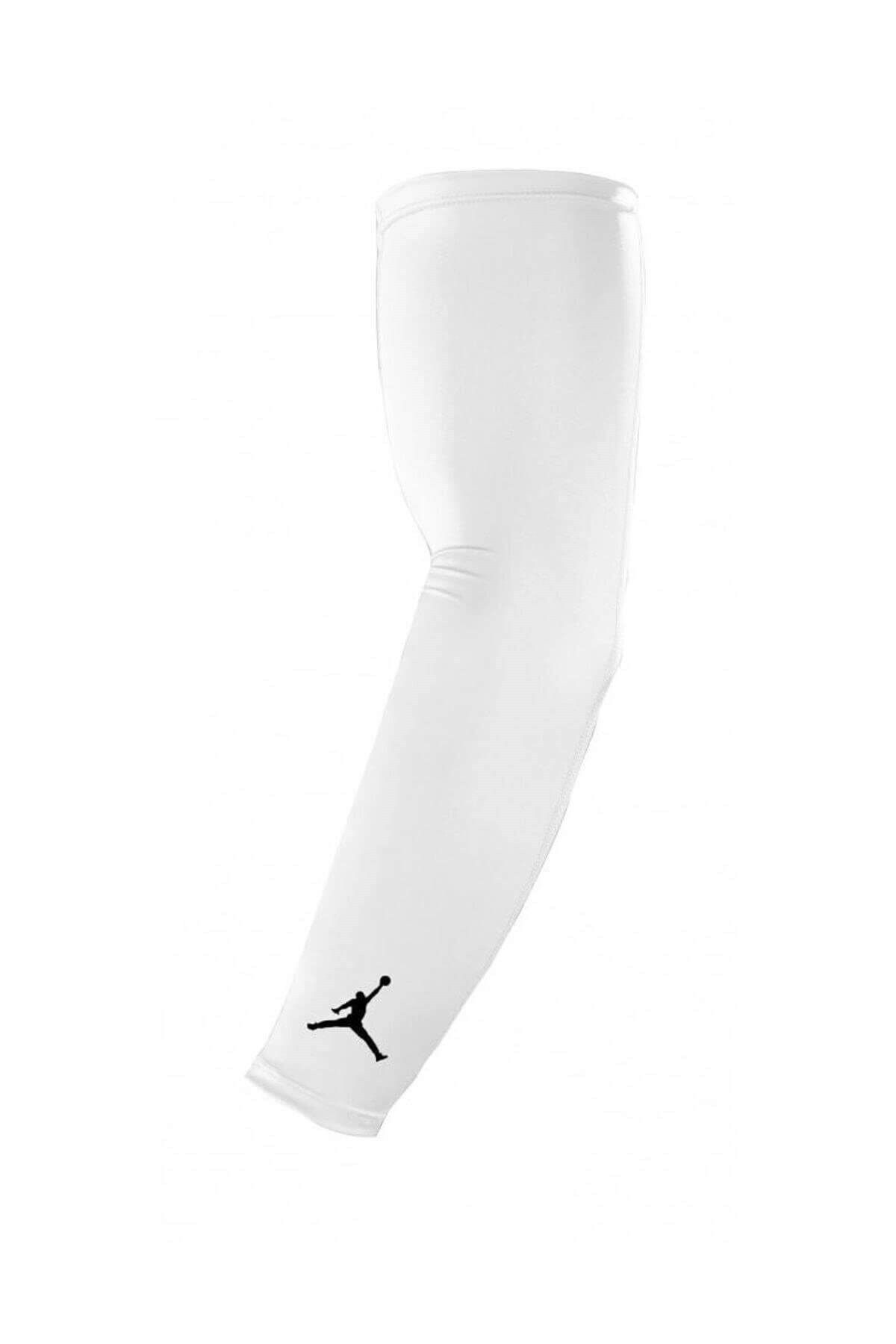 Nike Jordan Shooter Sleeves Unisex Basketbol Kolluğu J.ks.04.101-beyaz
