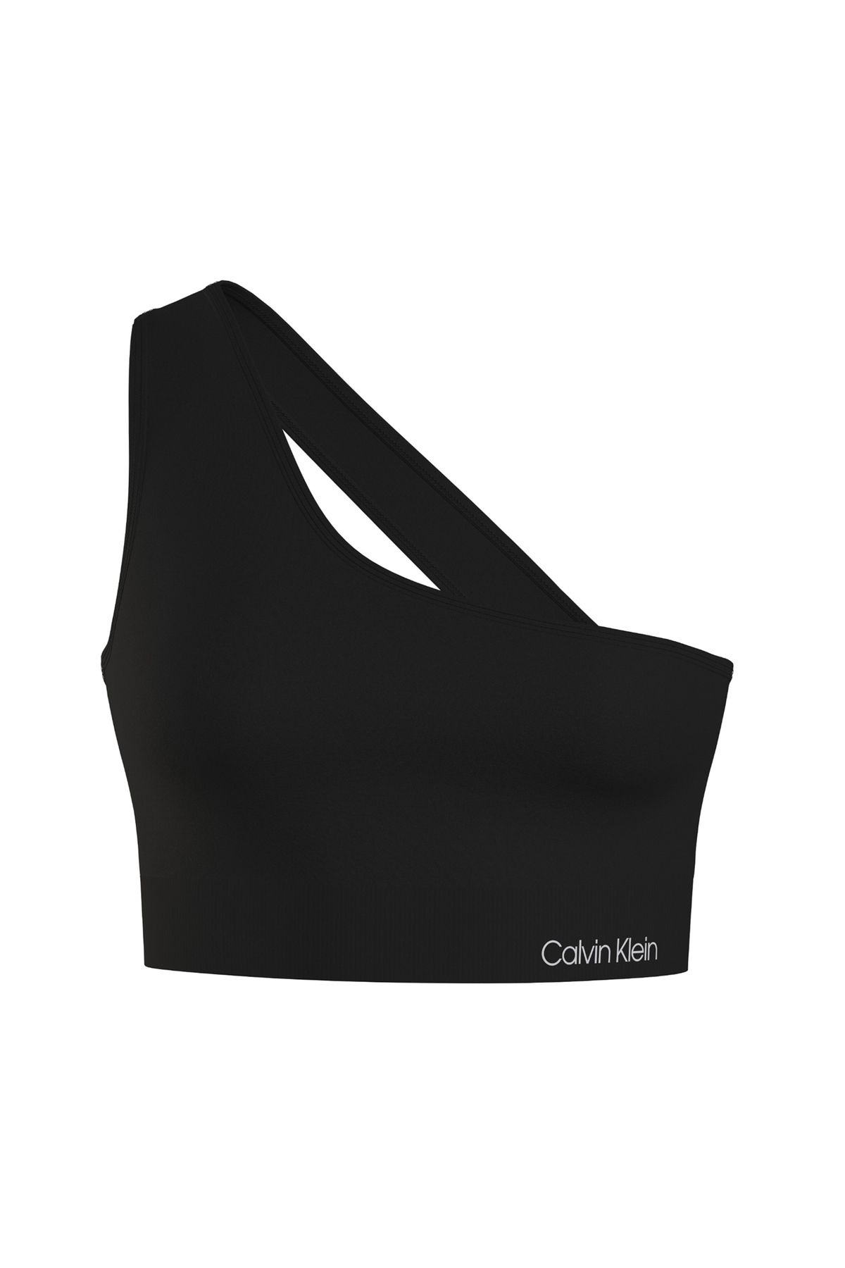 Calvin Klein Siyah Kadın Bikini Üst ONE SHOULDER BRALETTE KW0KW02313BE
