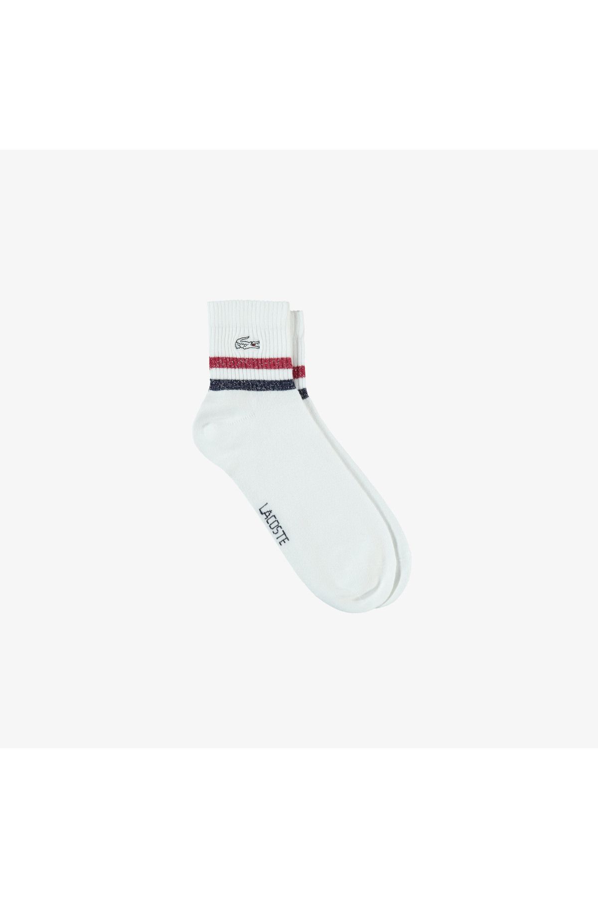 Lacoste Unisex Beyaz Çorap