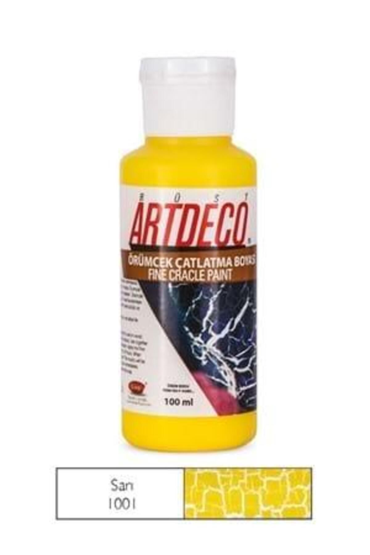 Artdeco Örümcek Çatlatma Boyası 100 ml Sarı 1001