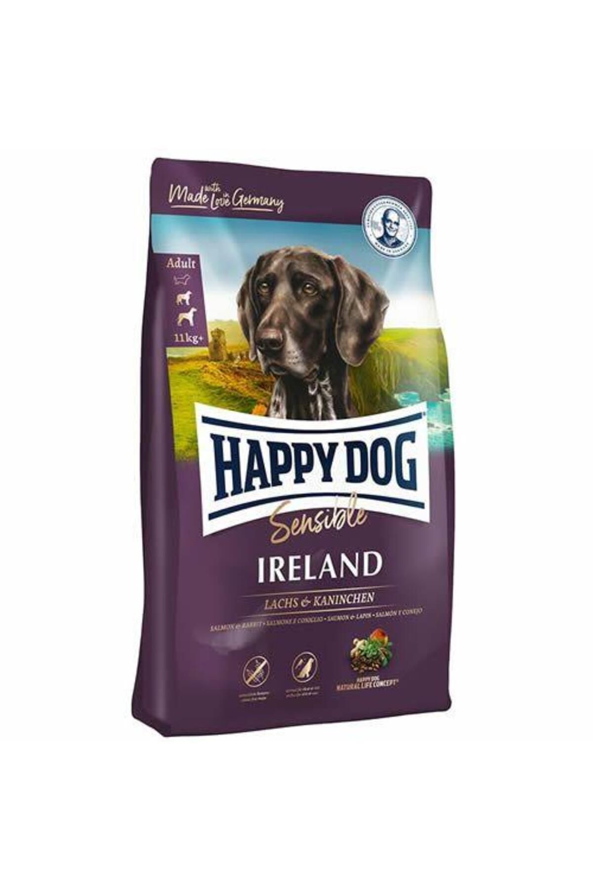 Happy Dog Irland Sensible Somon Balıklı Ve Tavşan Etli 12.5 Kg Yetişkin Köpek Maması